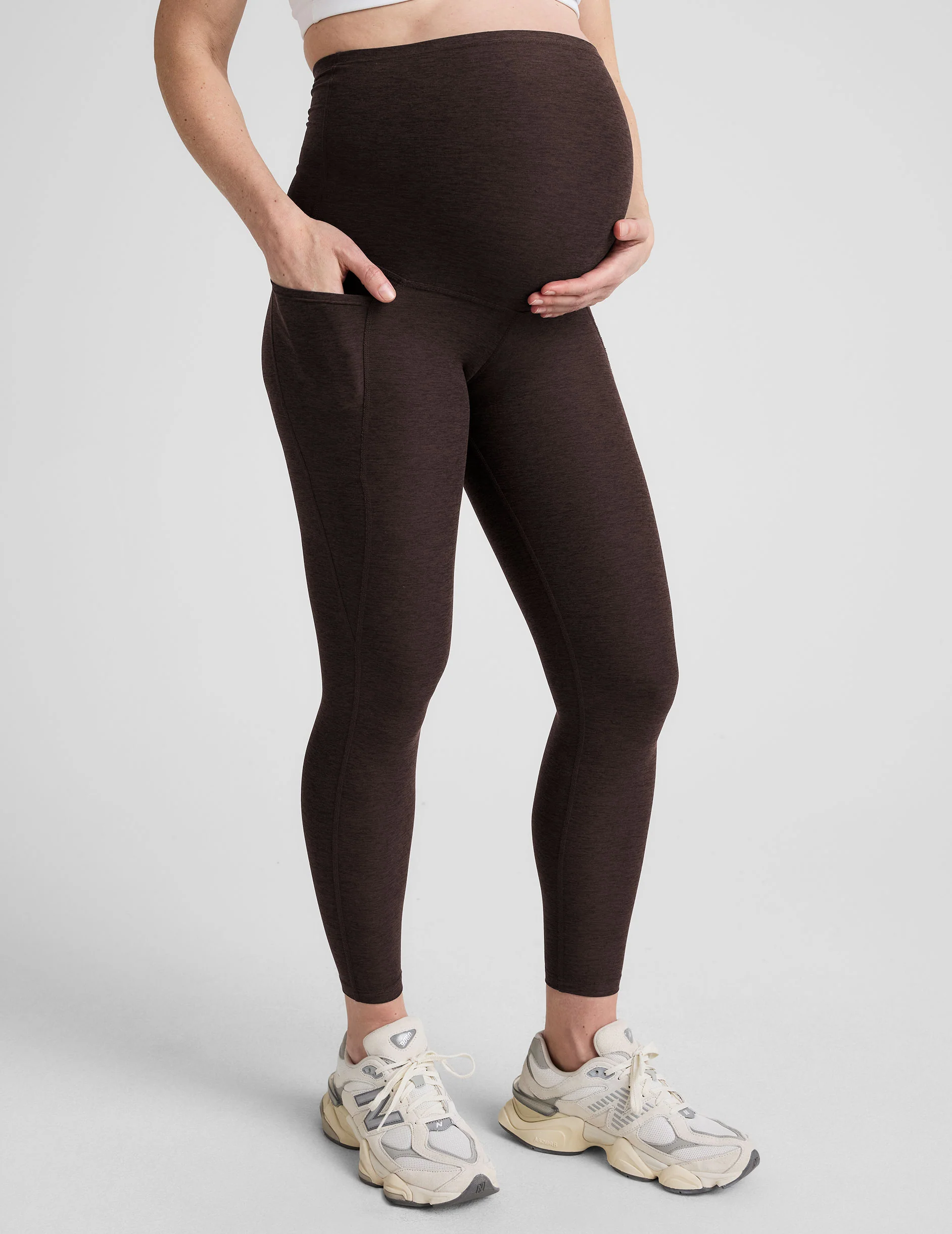 Spacedye™ Love the Bump Maternity Pocket Midi Legging - Image 2