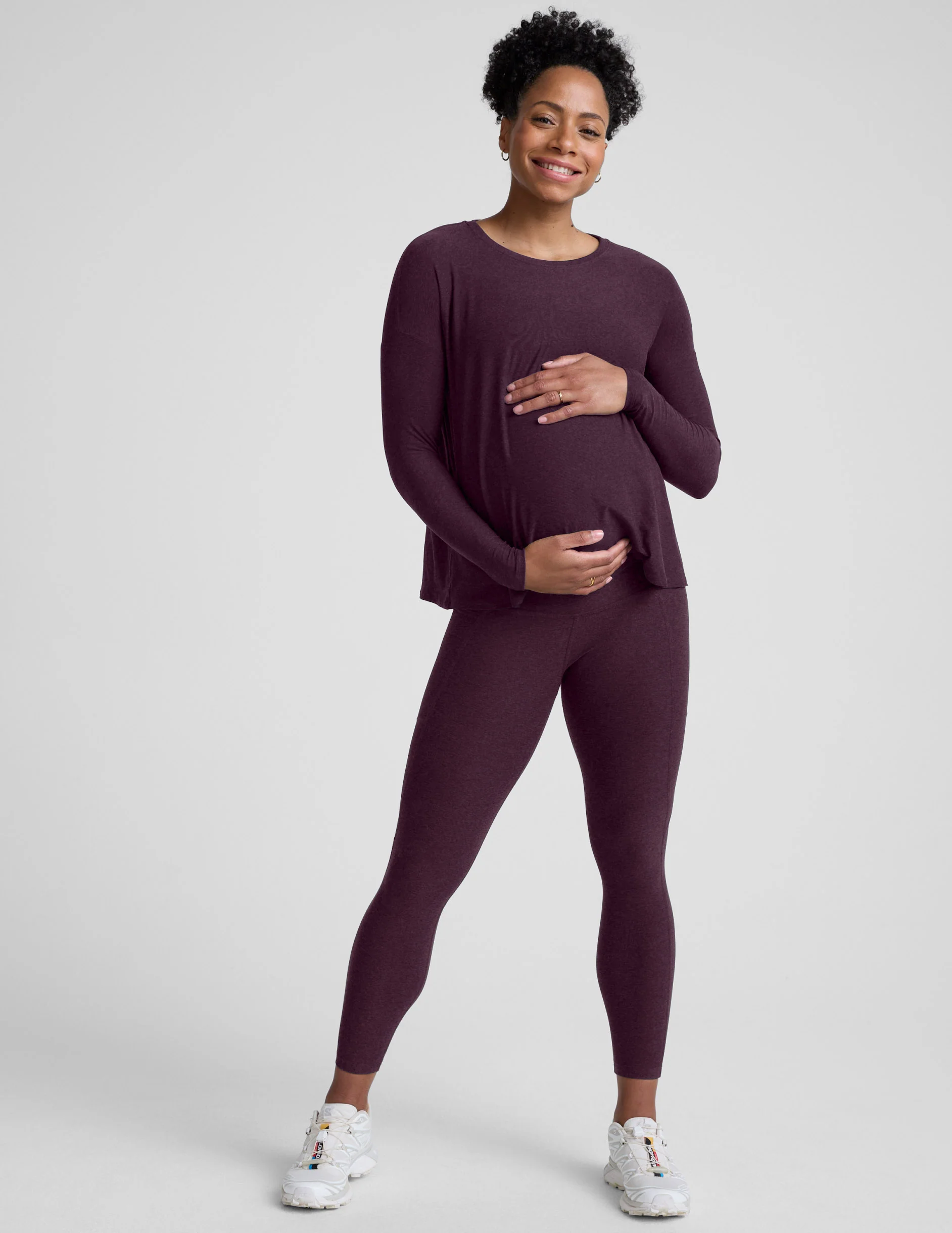 Spacedye™ Love the Bump Maternity Pocket Midi Legging