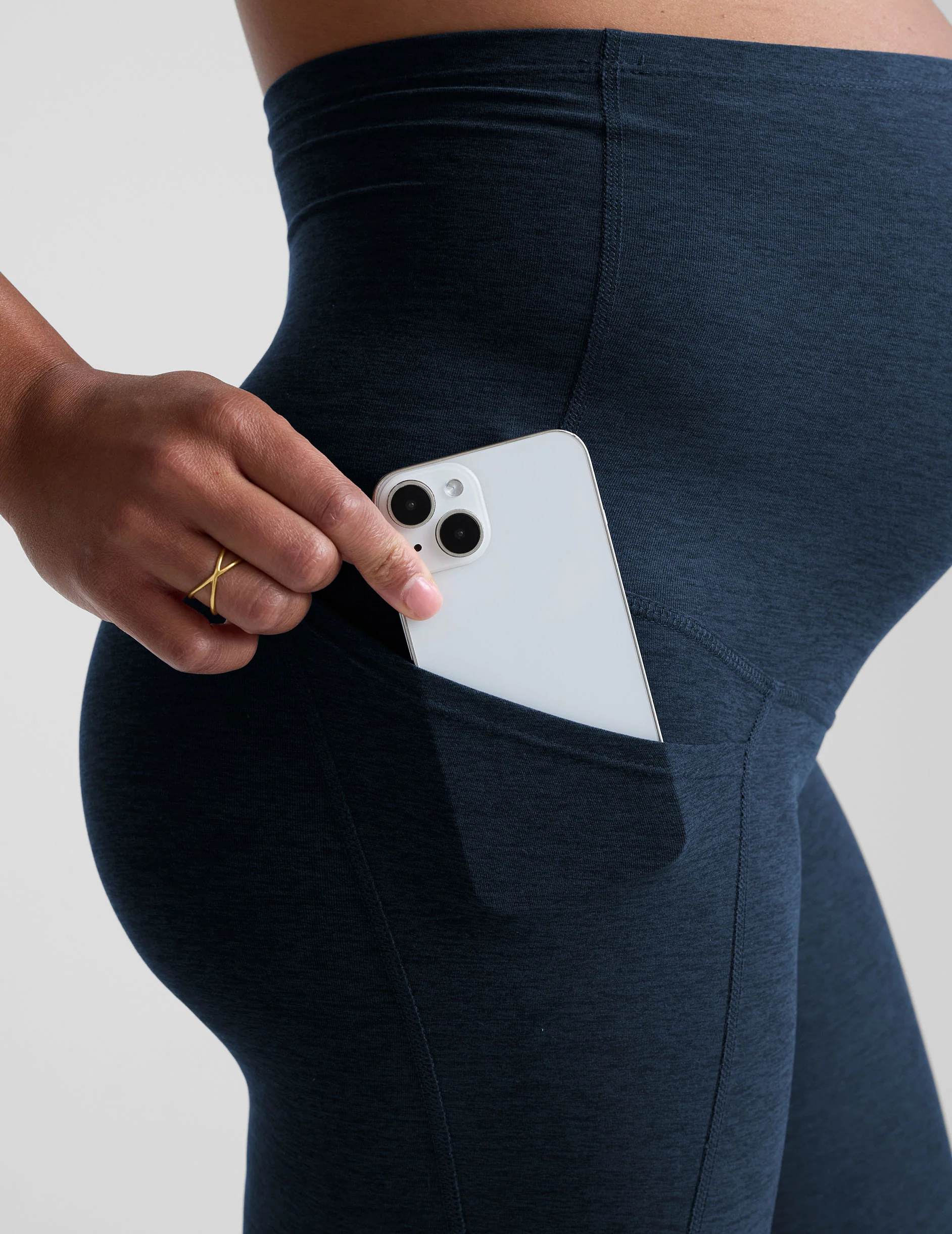 Spacedye™ Love the Bump Maternity Pocket Midi Legging - Image 3