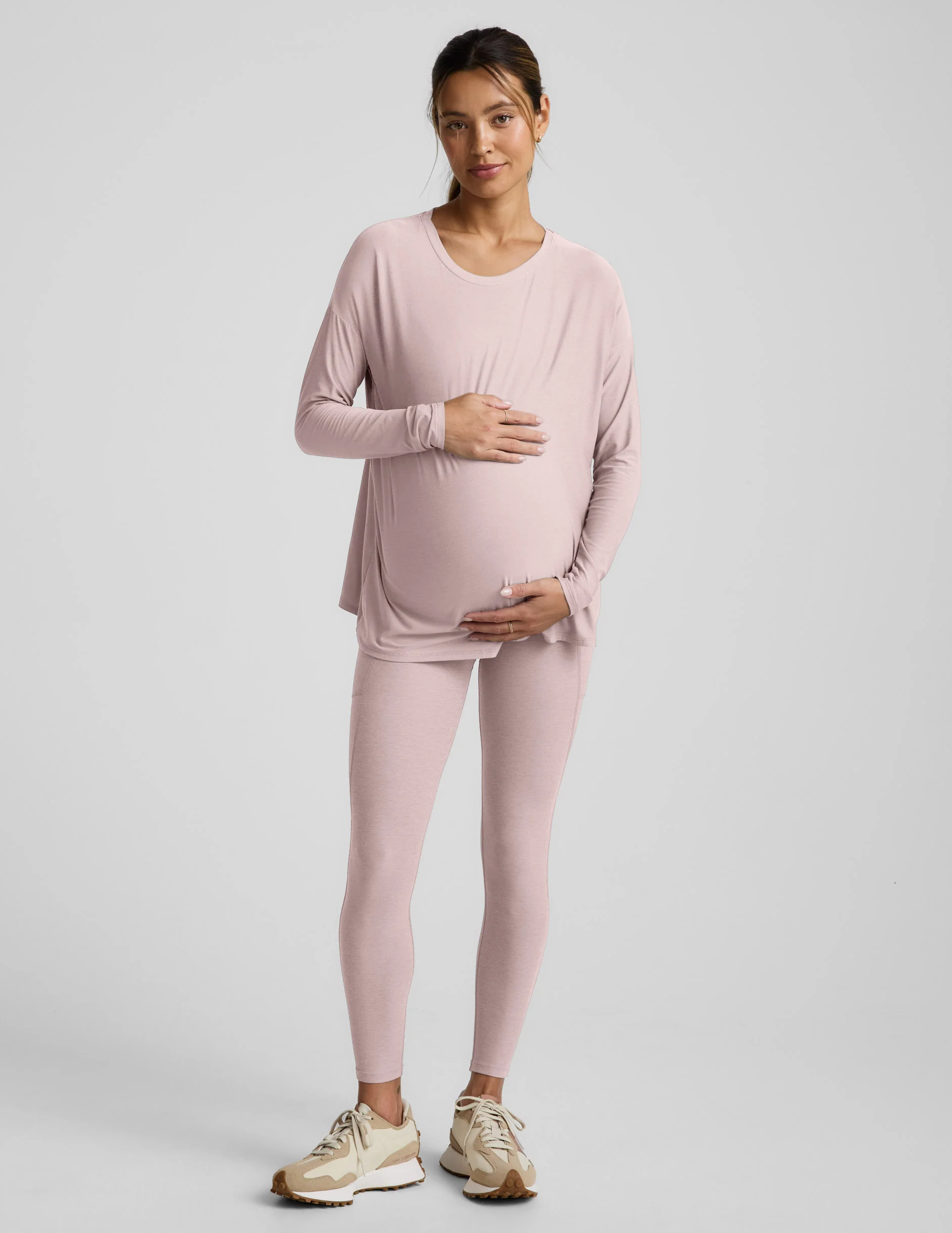 Spacedye™ Love the Bump Maternity Pocket Midi Legging - Image 5
