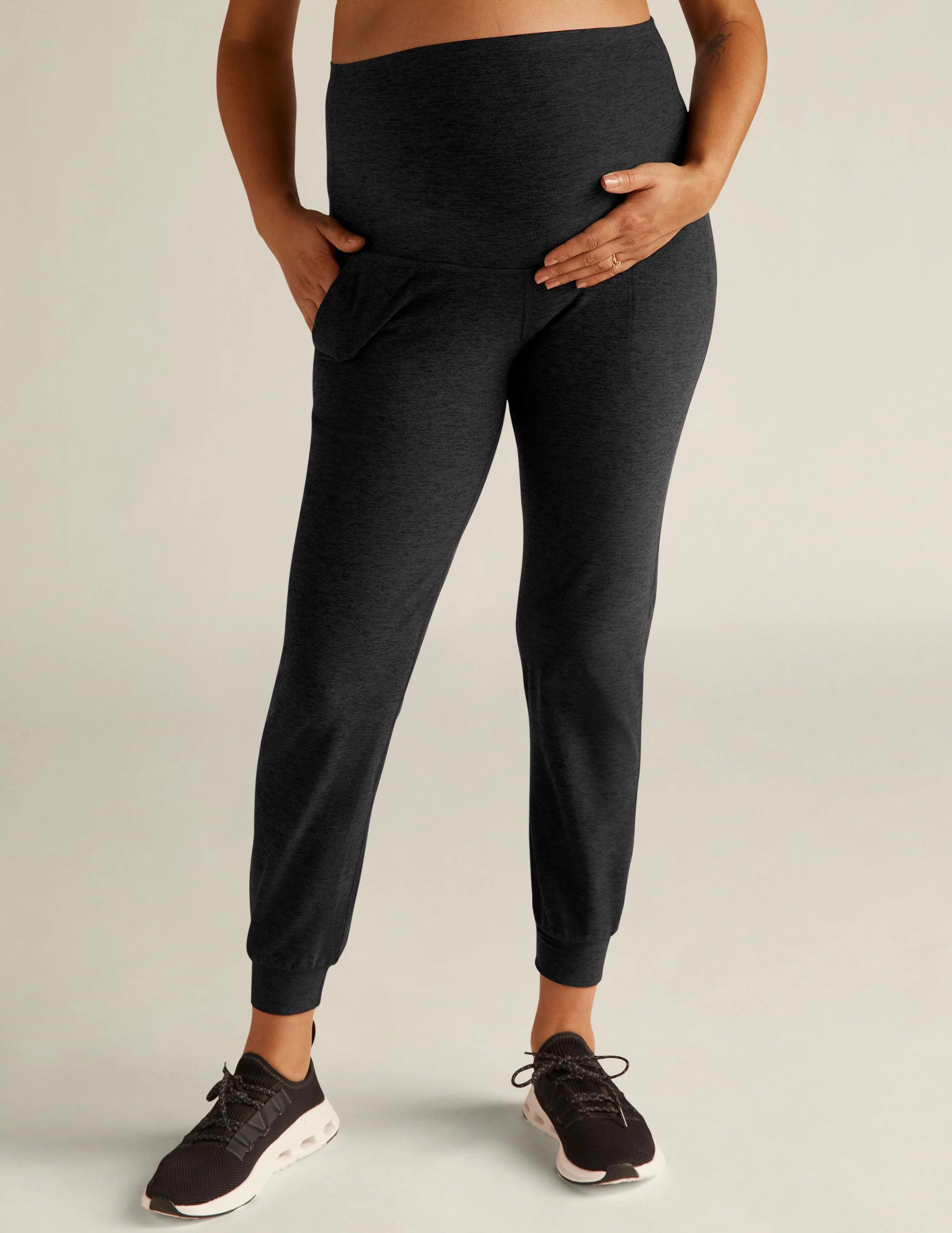 Spacedye™ Beyond the Bump Maternity Midi Jogger - Image 7