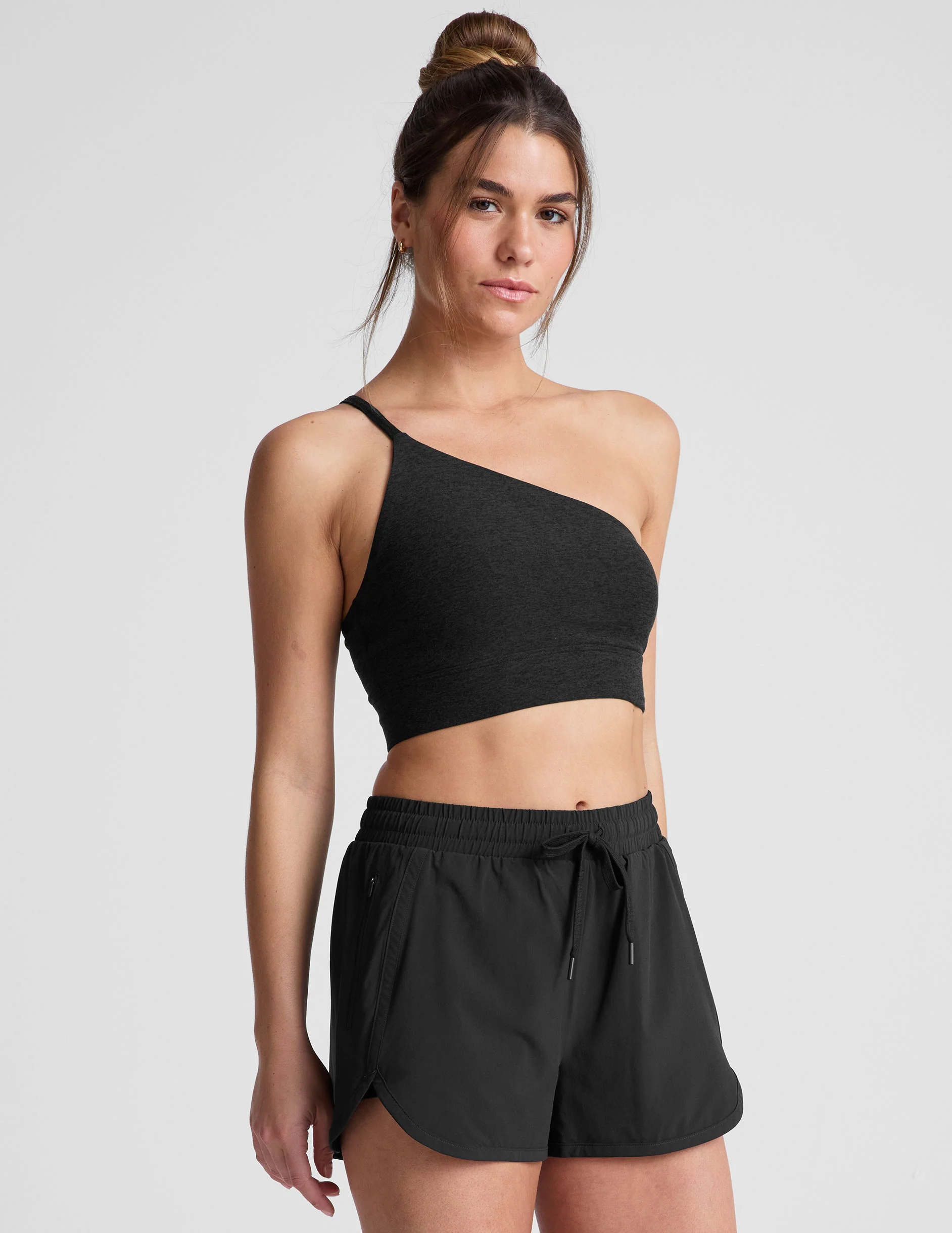 Spacedye™ One Shoulder Long Line Bra - Image 2