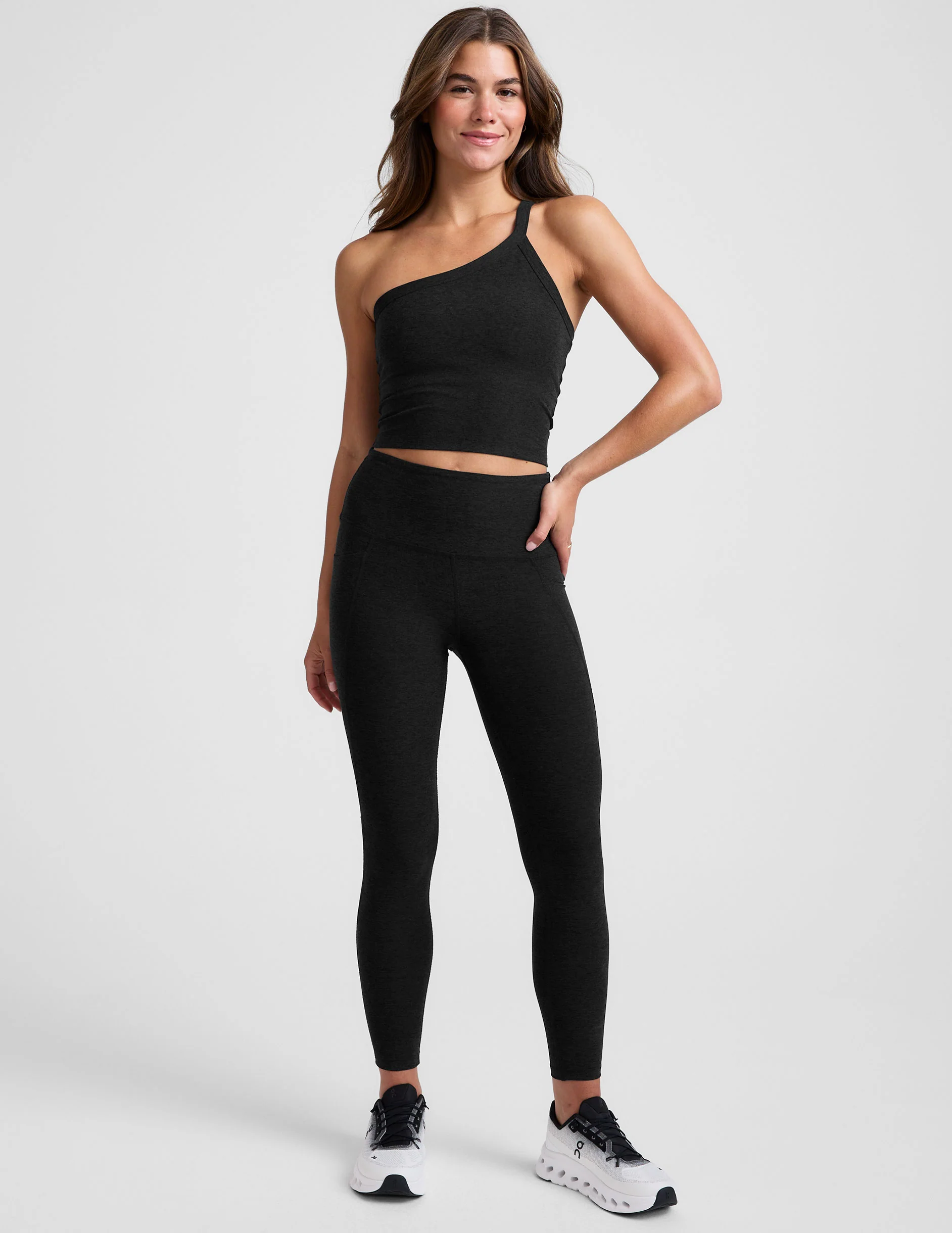Spacedye™ Outset One Shoulder Cropped Tank - Image 4