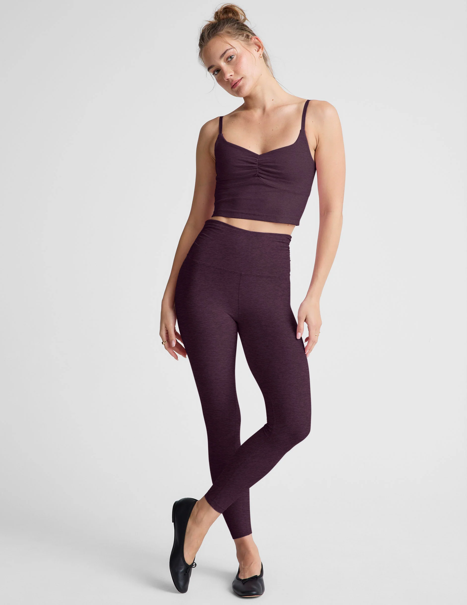 Spacedye™ Raise The Barre Shirred Cropped Tank - Image 5