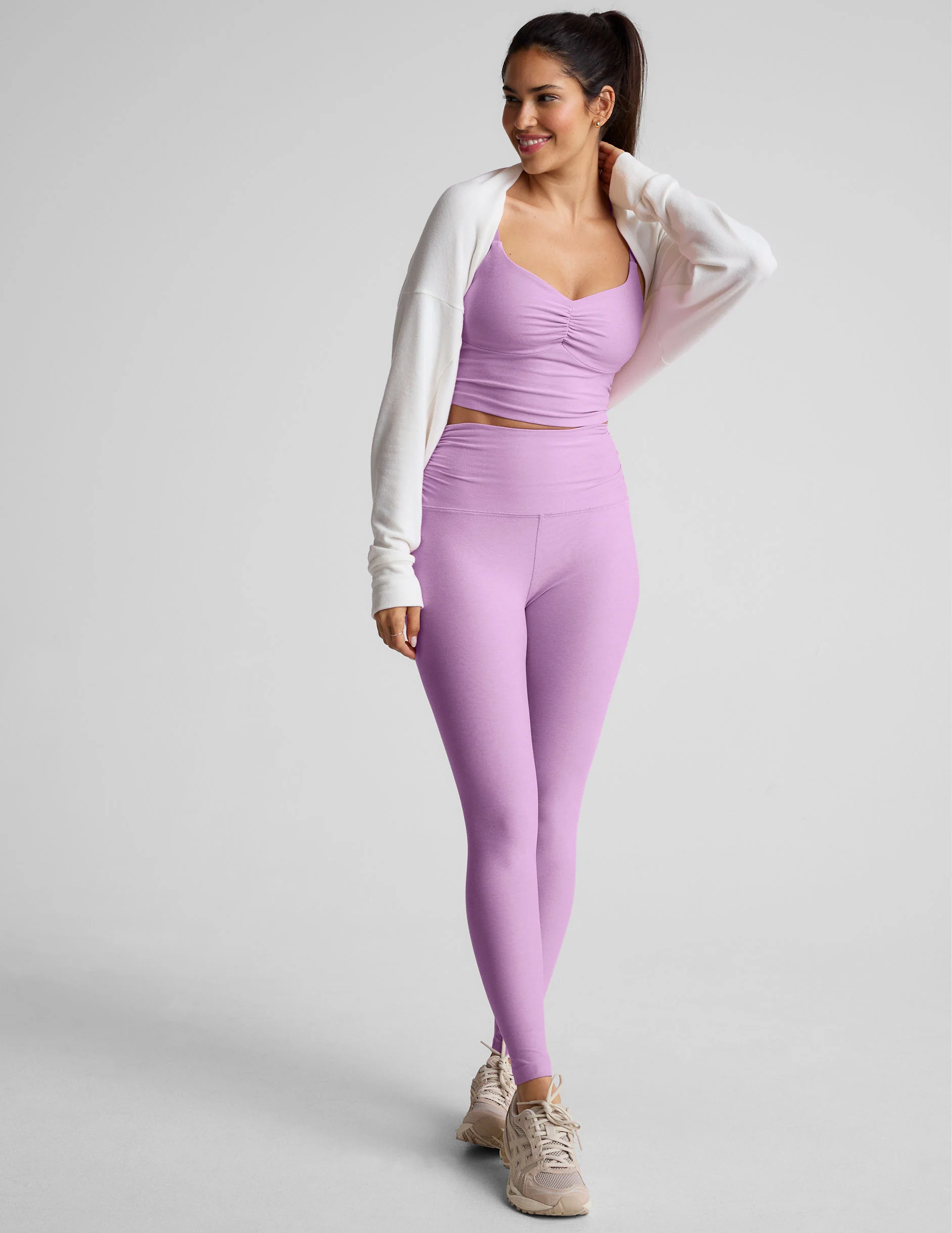 Spacedye™ Raise The Barre Shirred Legging - Image 4