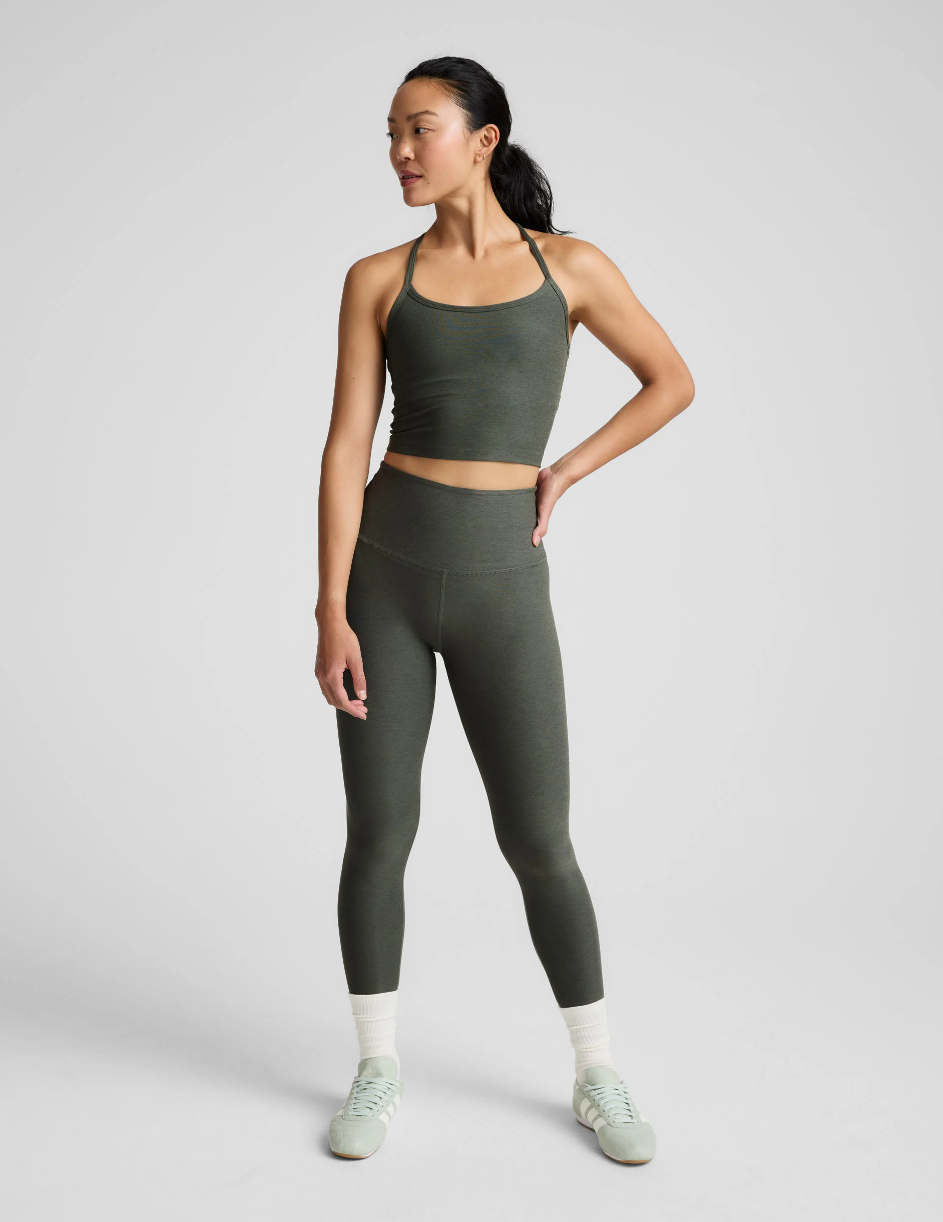 Spacedye™ Slim Racerback Cropped Tank - Image 2