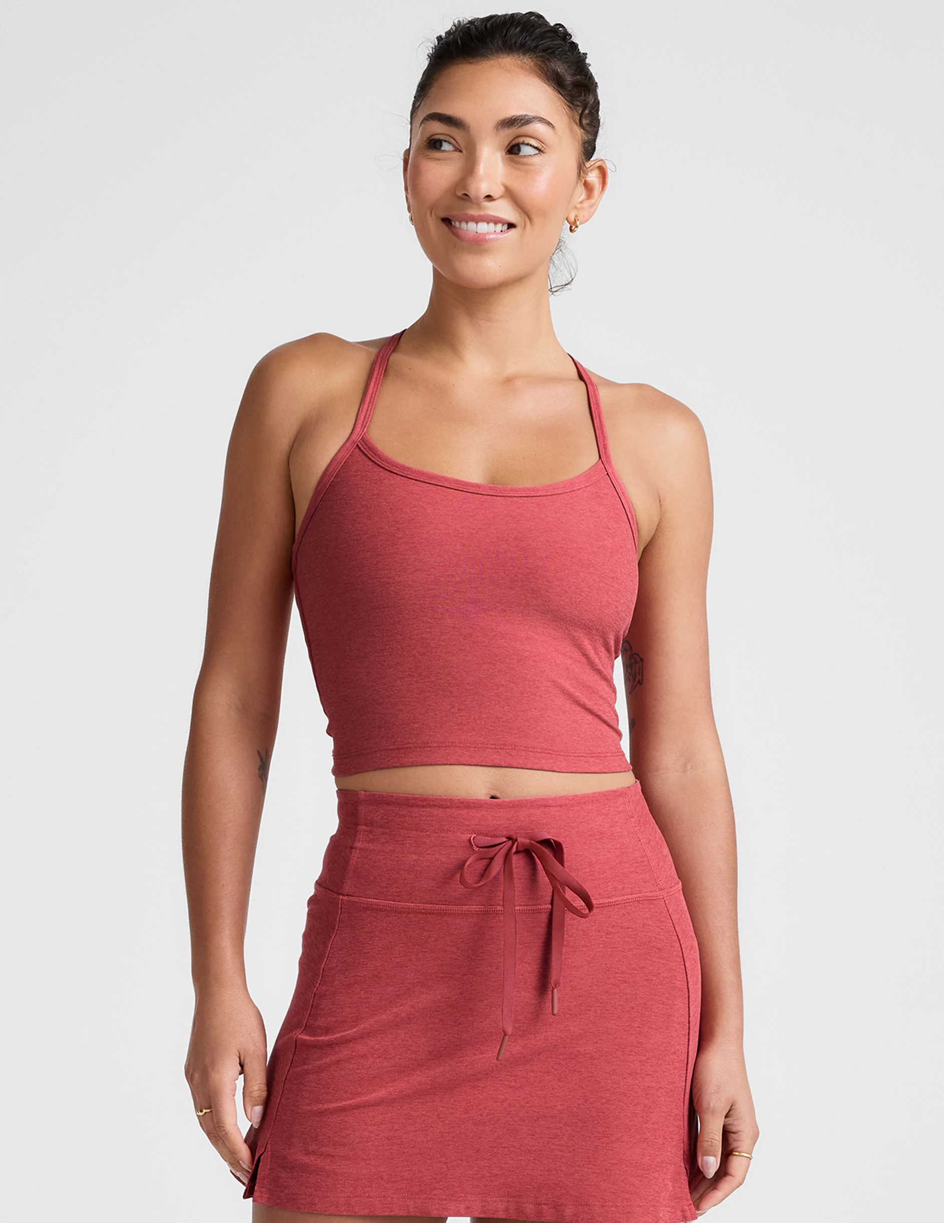 Spacedye™ Slim Racerback Cropped Tank