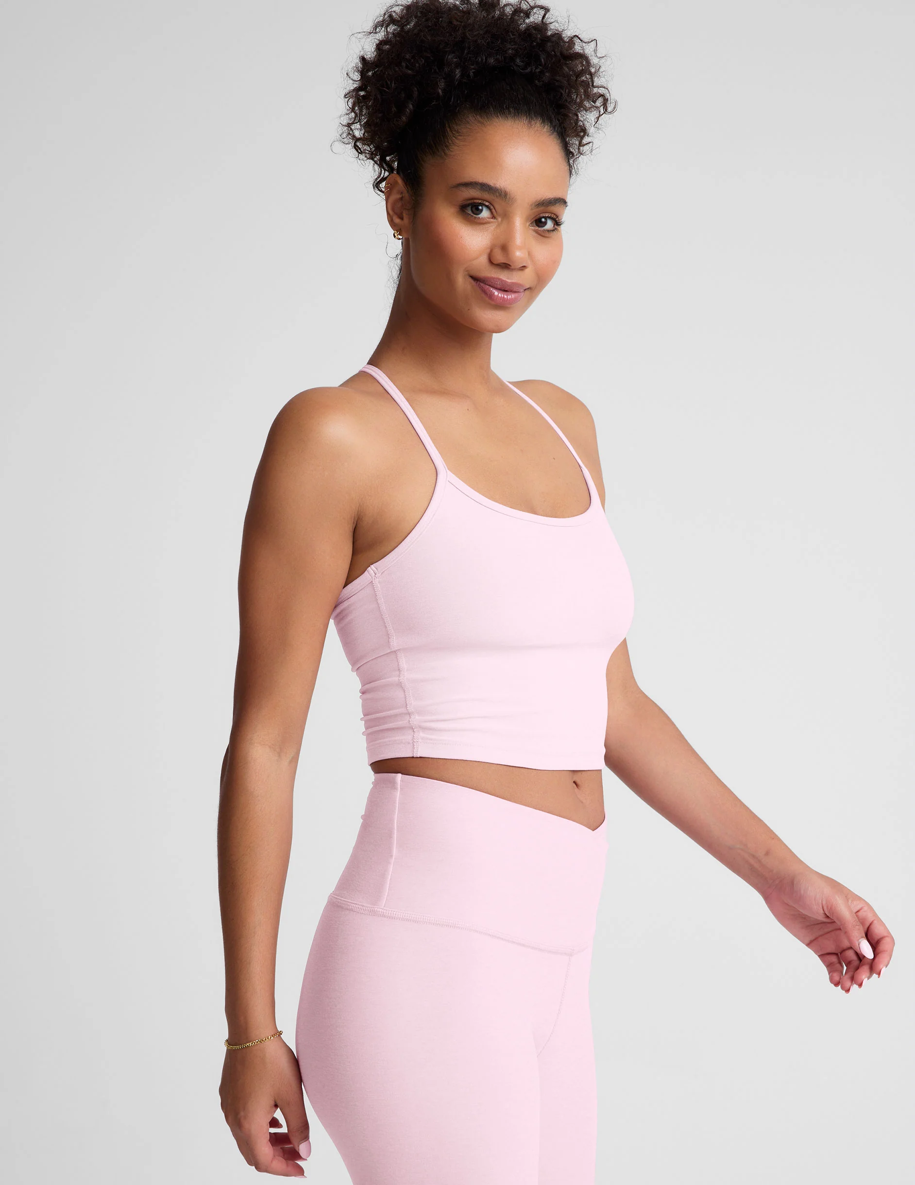 Spacedye™ Slim Racerback Cropped Tank - Image 3