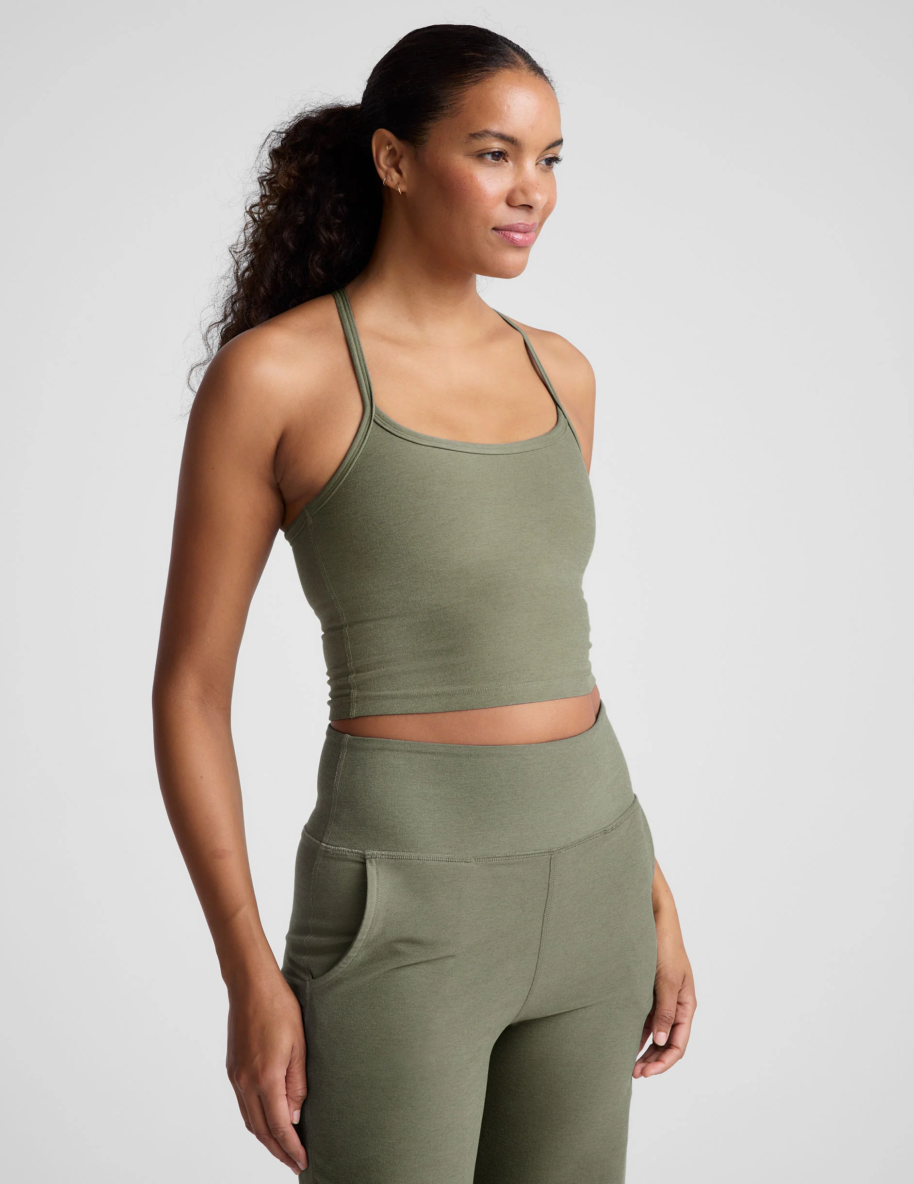 Spacedye™ Slim Racerback Cropped Tank - Image 3