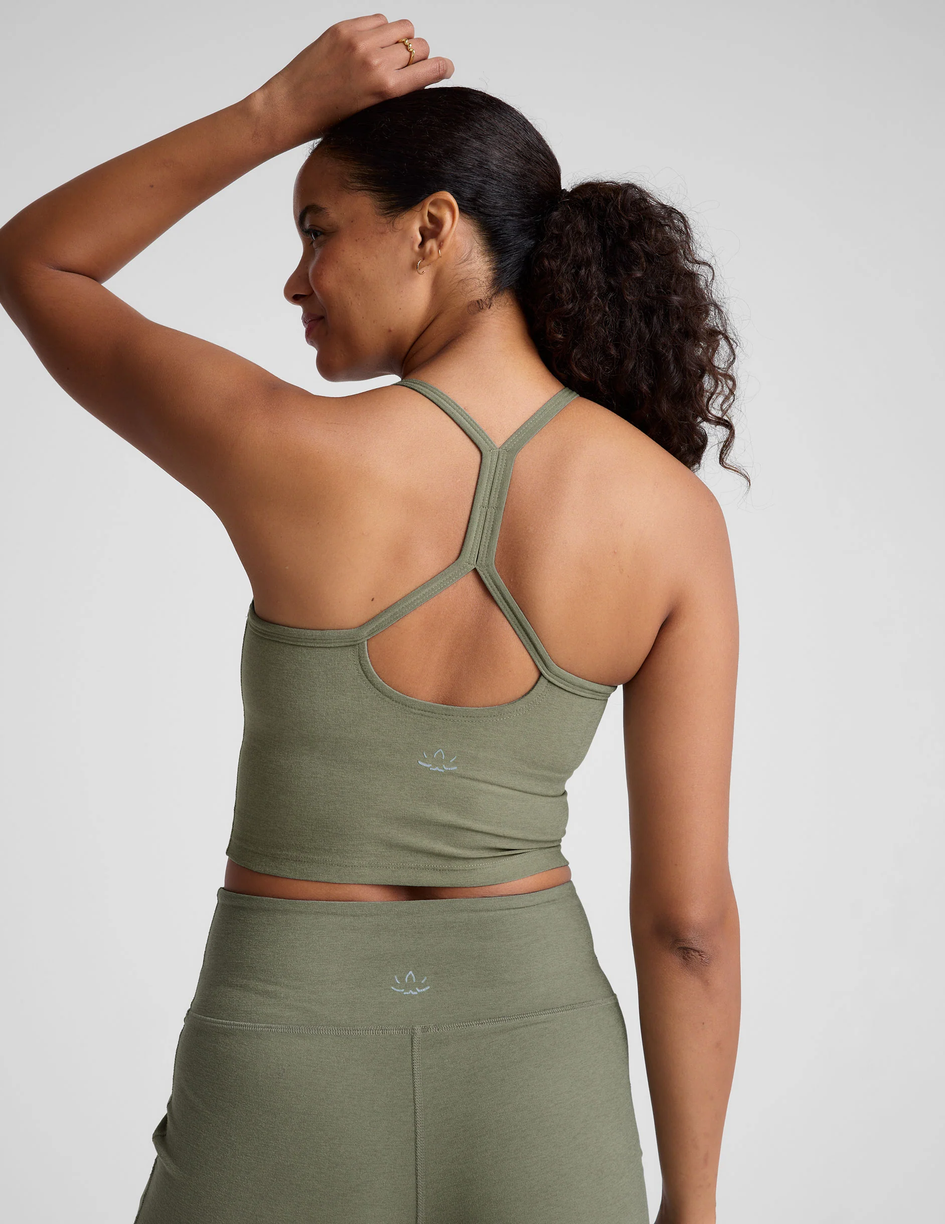 Spacedye™ Slim Racerback Cropped Tank - Image 4