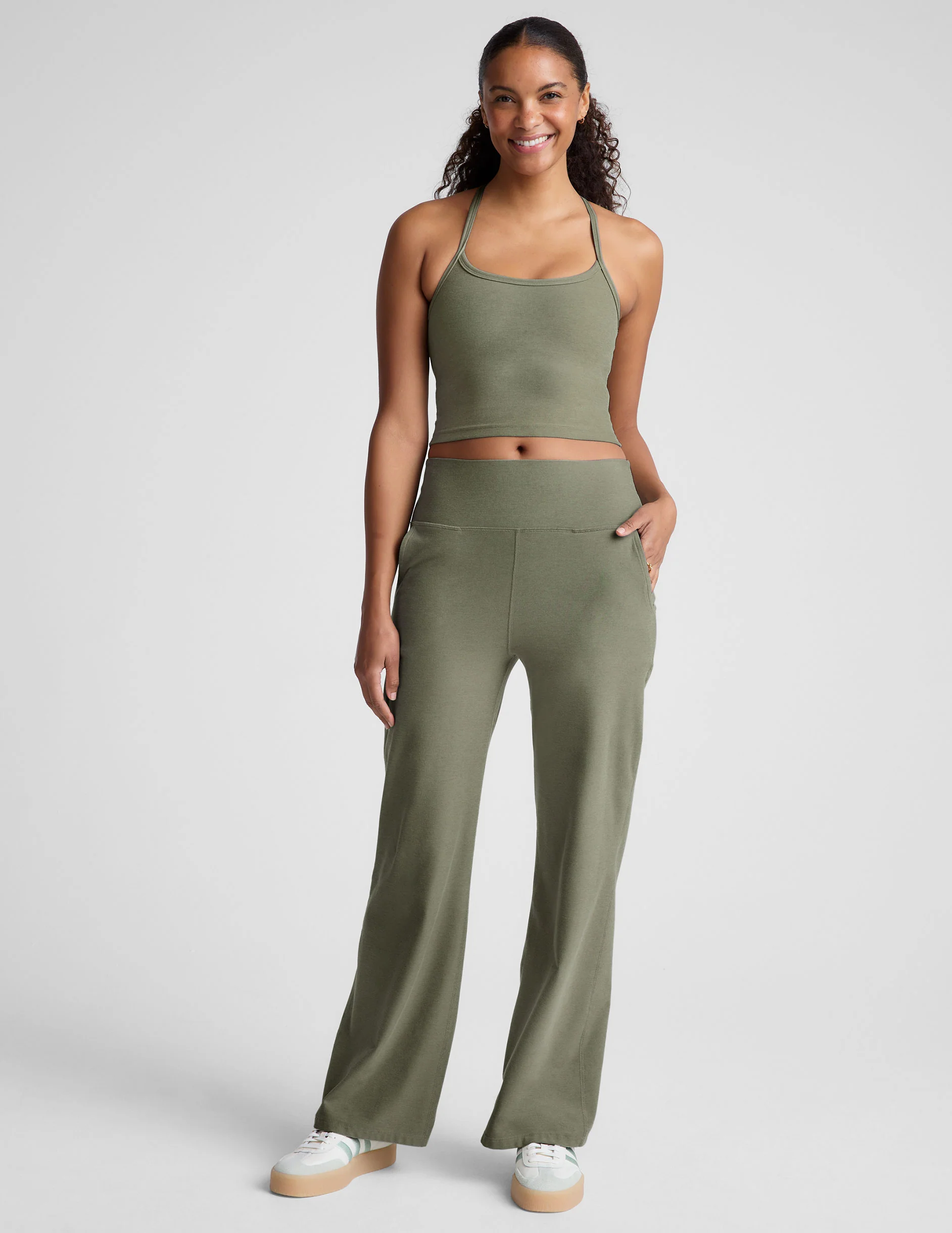 Spacedye™ Slim Racerback Cropped Tank - Image 5
