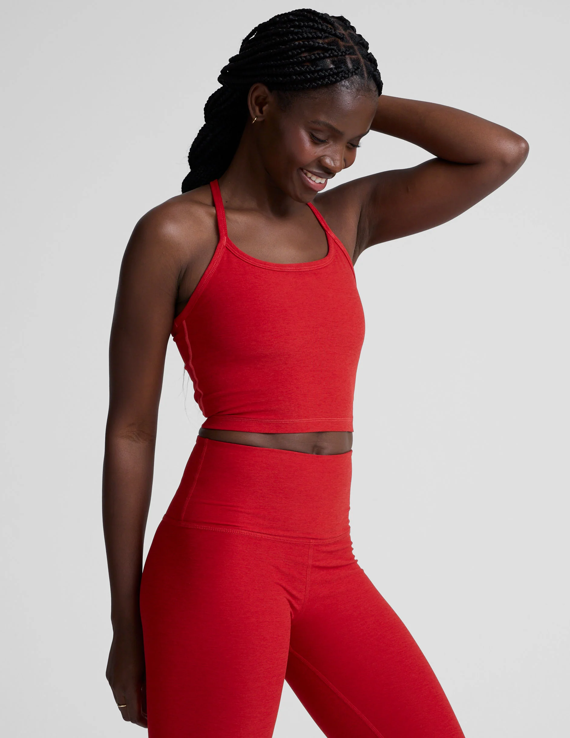 Spacedye™ Slim Racerback Cropped Tank - Image 4