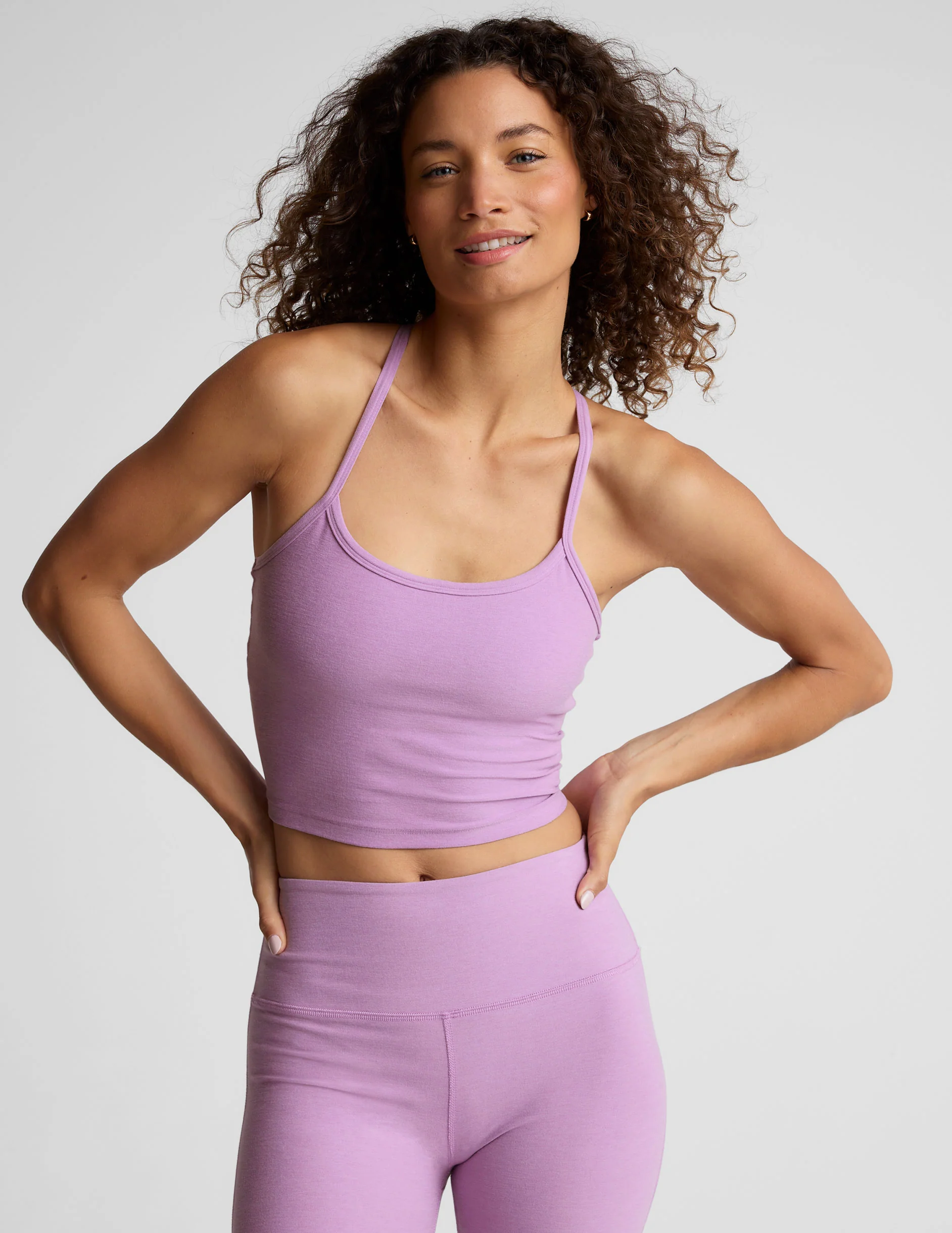 Spacedye™ Slim Racerback Cropped Tank - Image 2