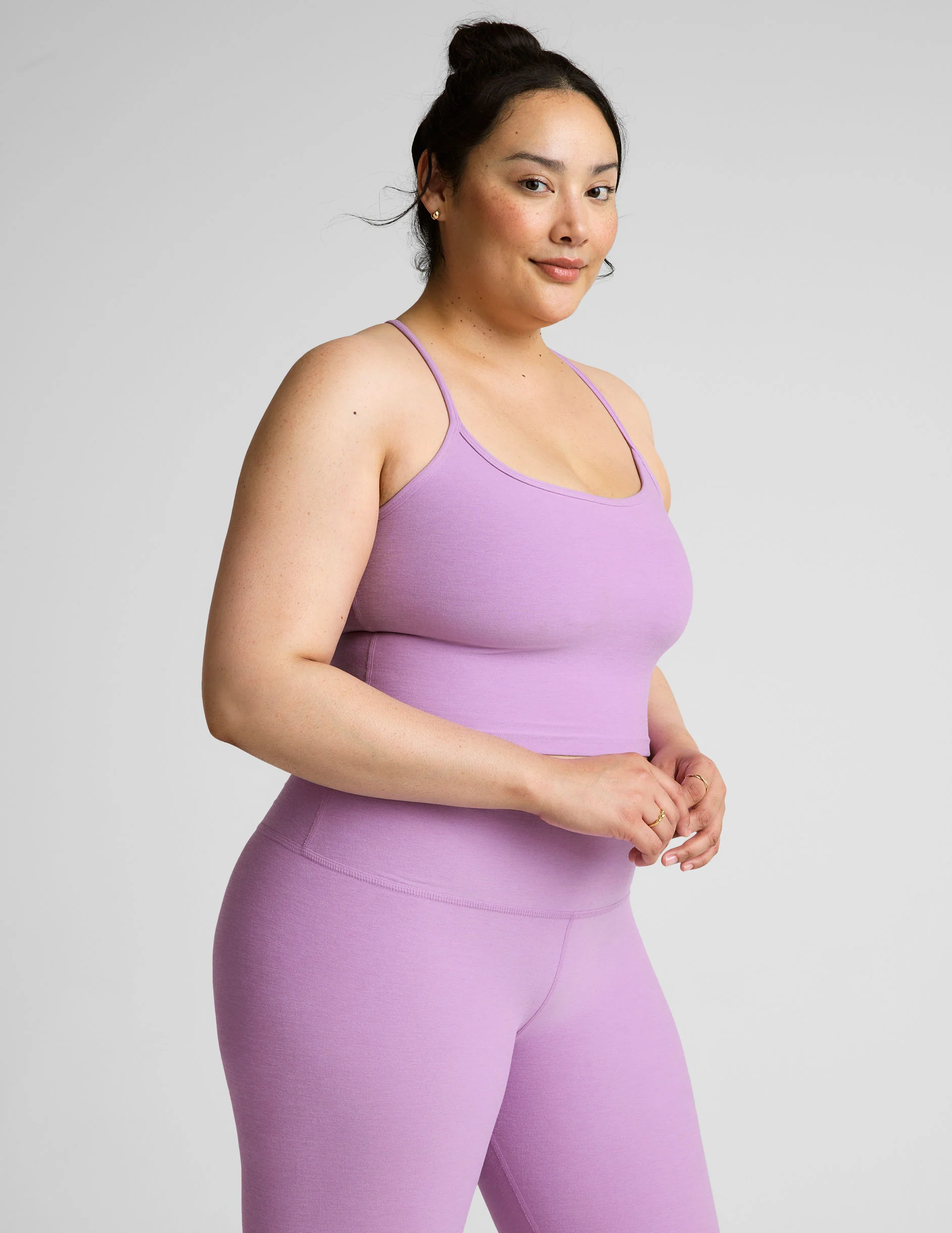 Spacedye™ Slim Racerback Cropped Tank - Image 7