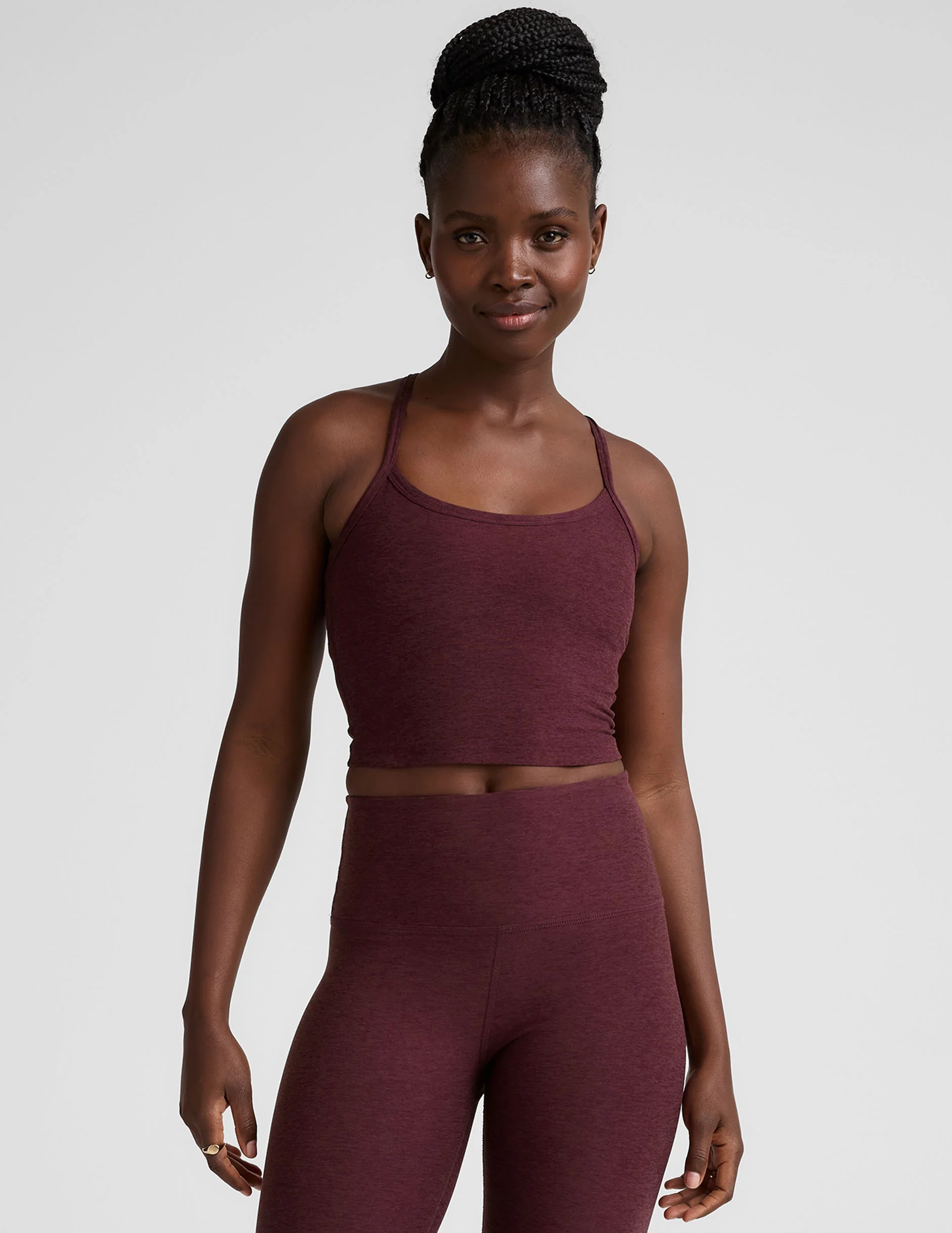 Spacedye™ Slim Racerback Cropped Tank - Image 5