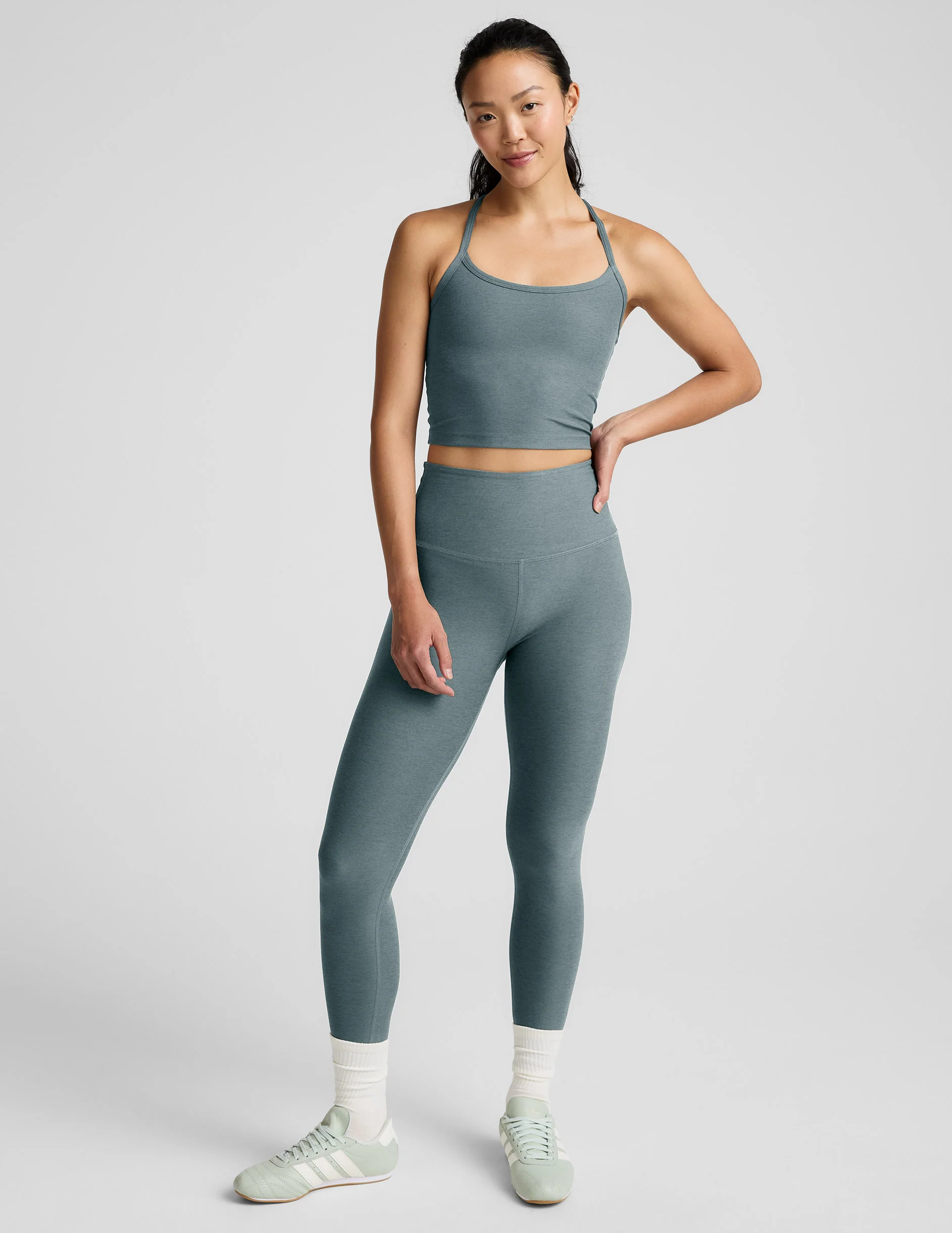 Spacedye™ Slim Racerback Cropped Tank - Image 3