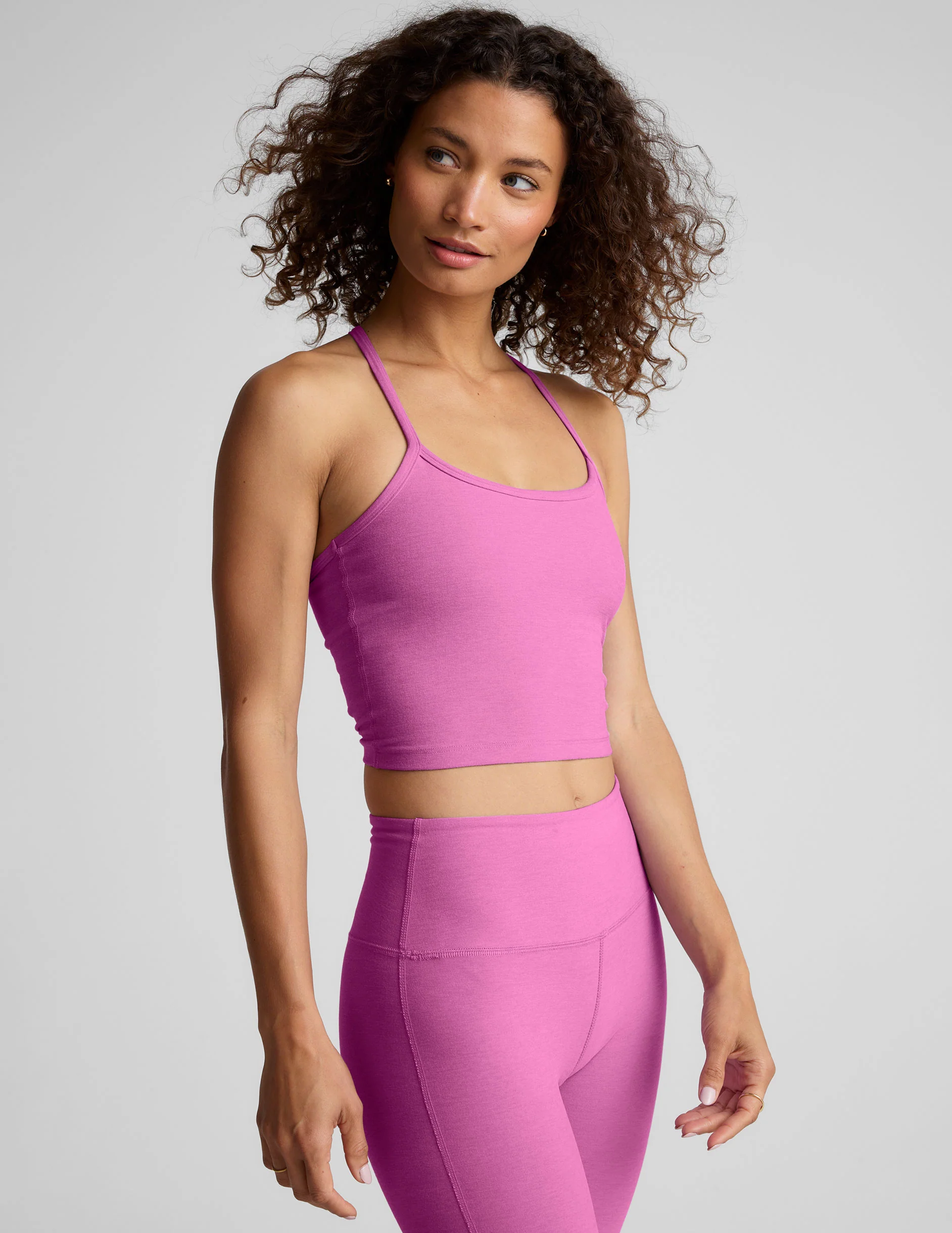 Spacedye™ Slim Racerback Cropped Tank - Image 2