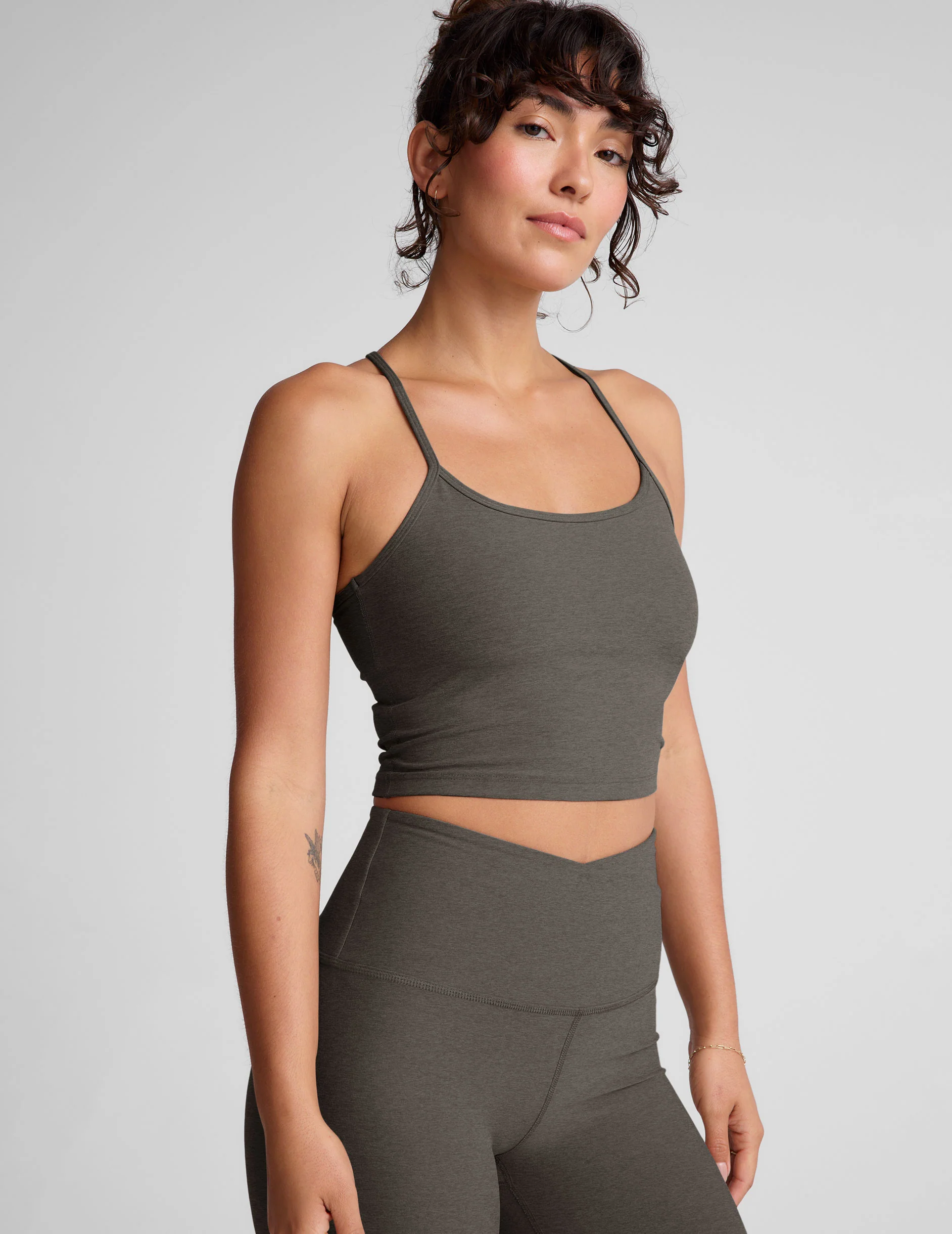 Spacedye™ Slim Racerback Cropped Tank - Image 3