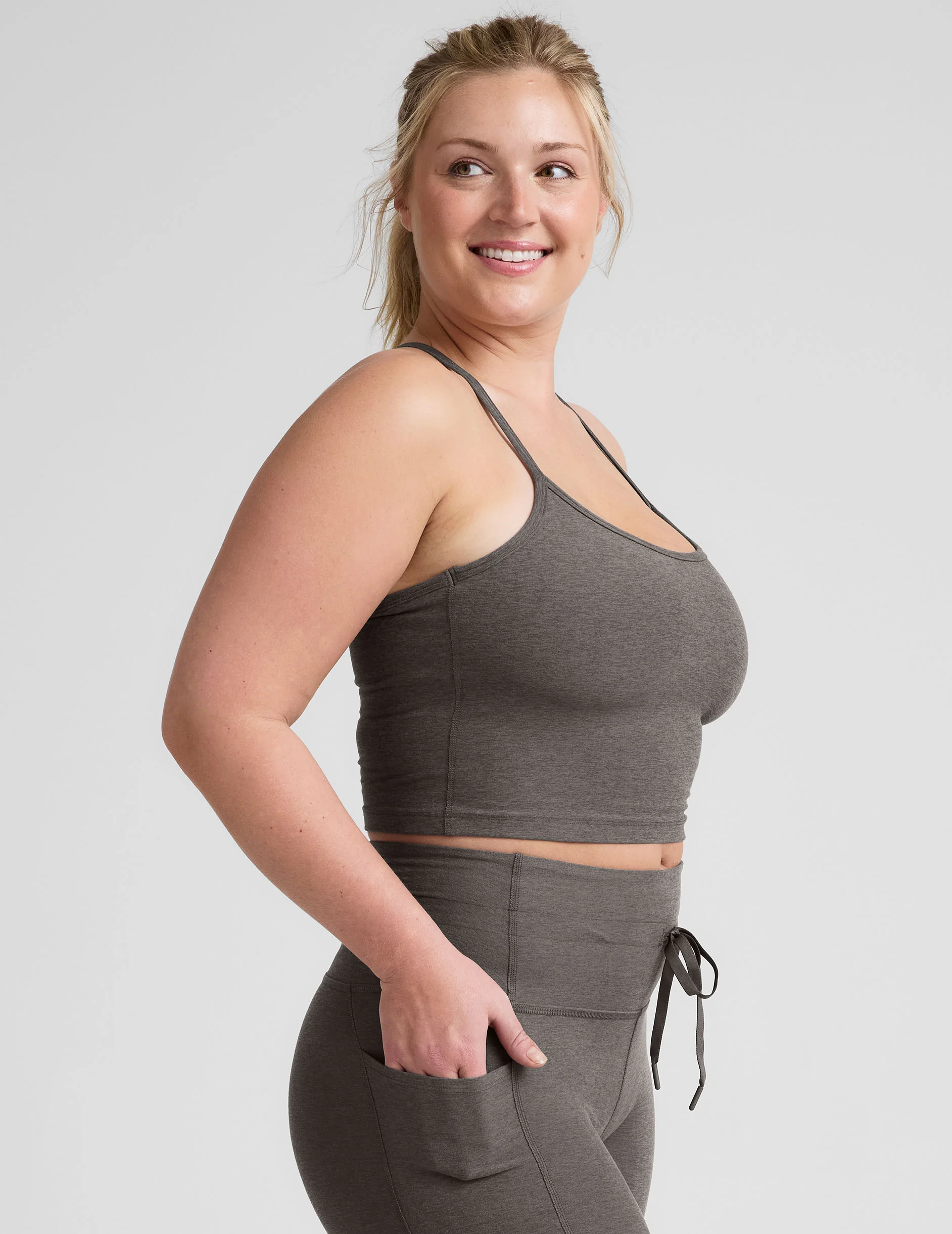 Spacedye™ Slim Racerback Cropped Tank - Image 7