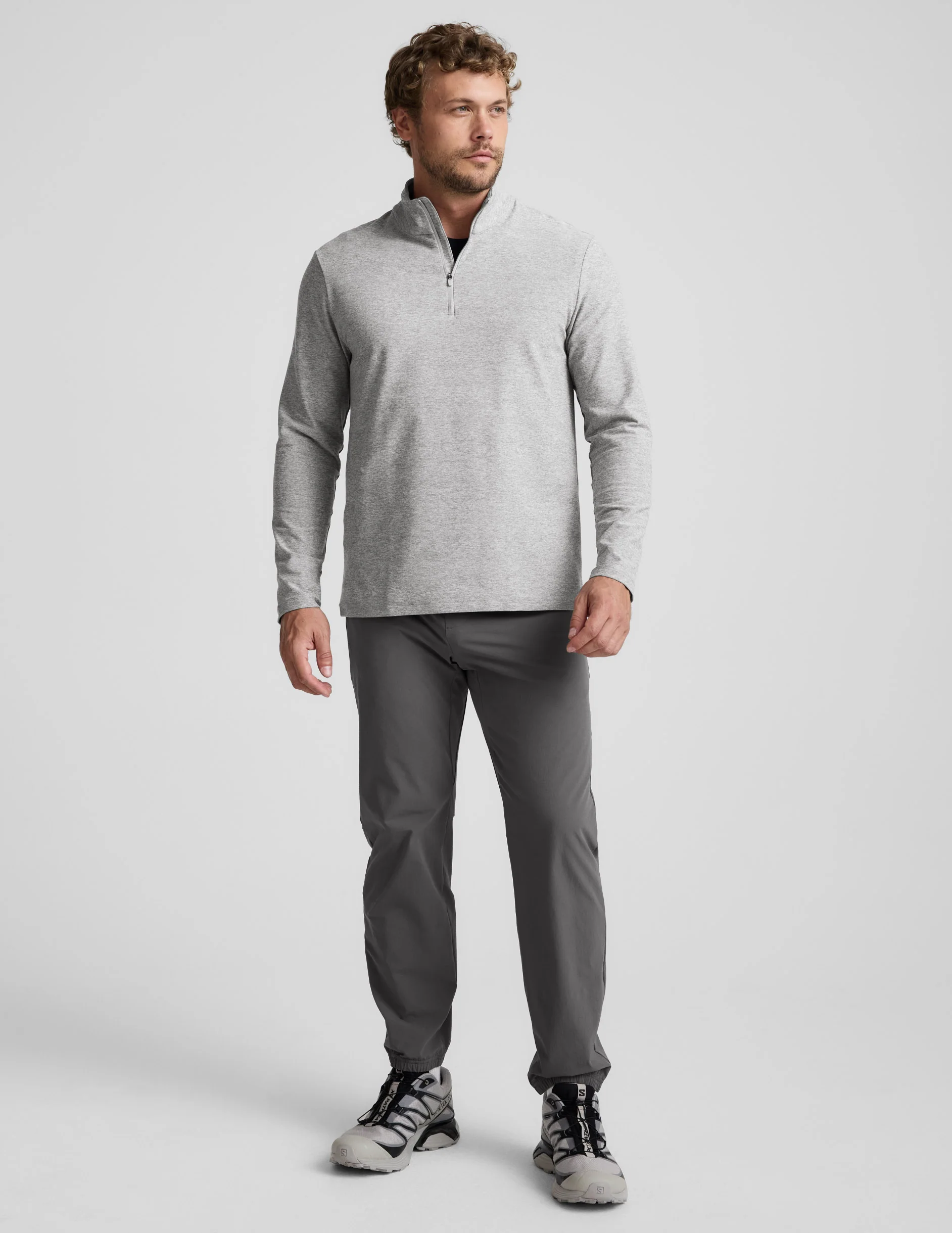 Spacedye™ Terrain Men's Quarter Zip Pullover - Image 5