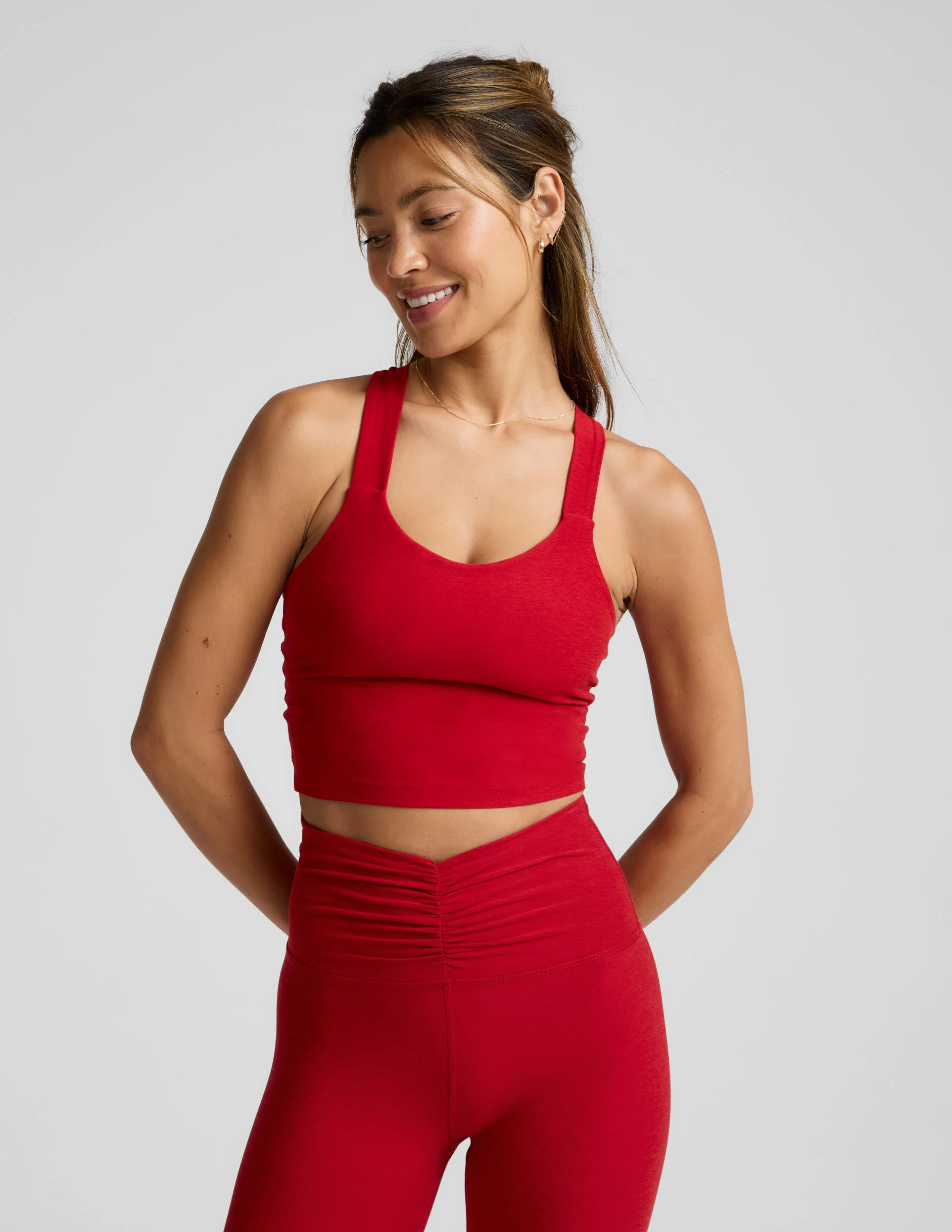 Spacedye™ Twist Through Cropped Tank - Image 2