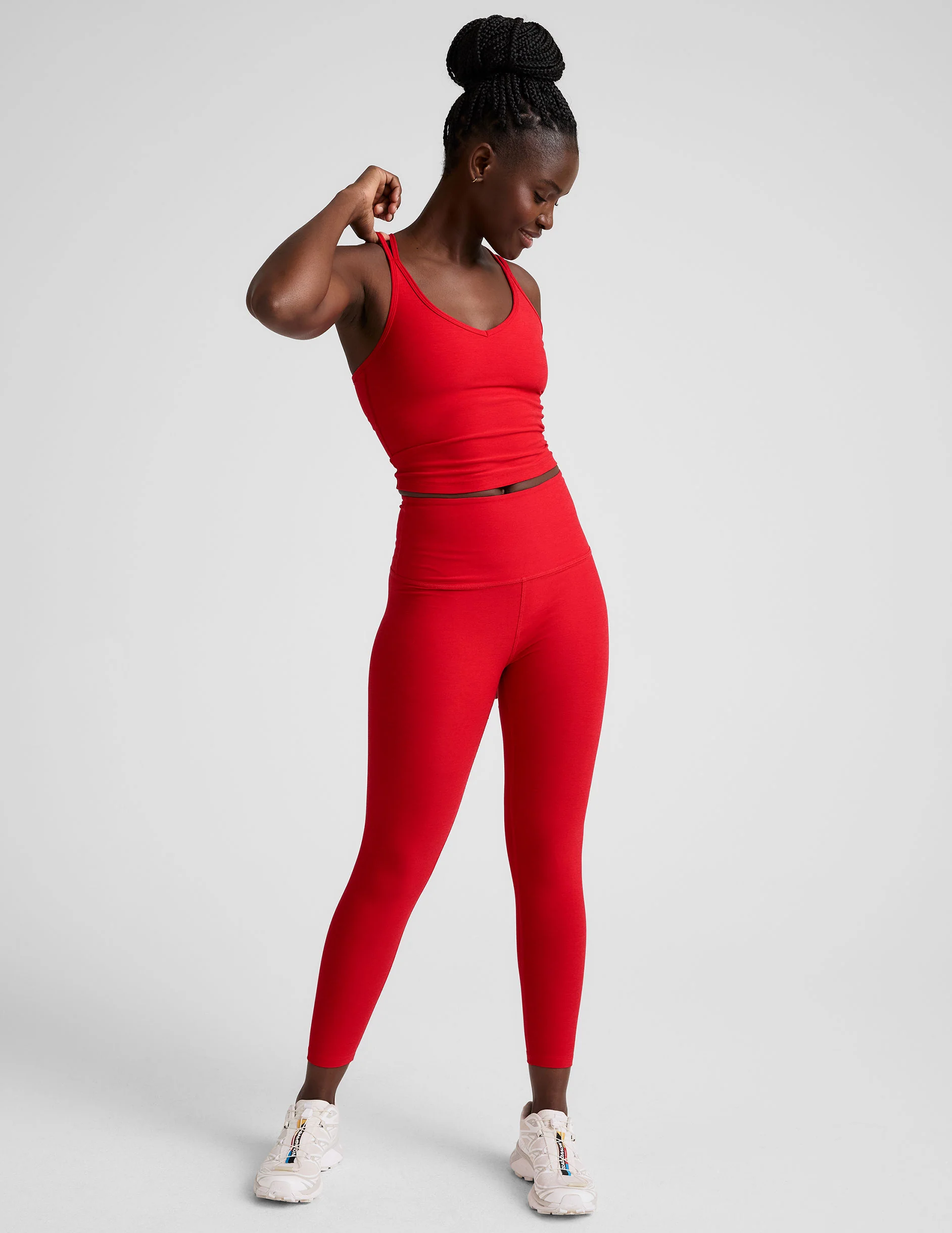Spacedye™ Walk And Talk High Waisted Capri Legging