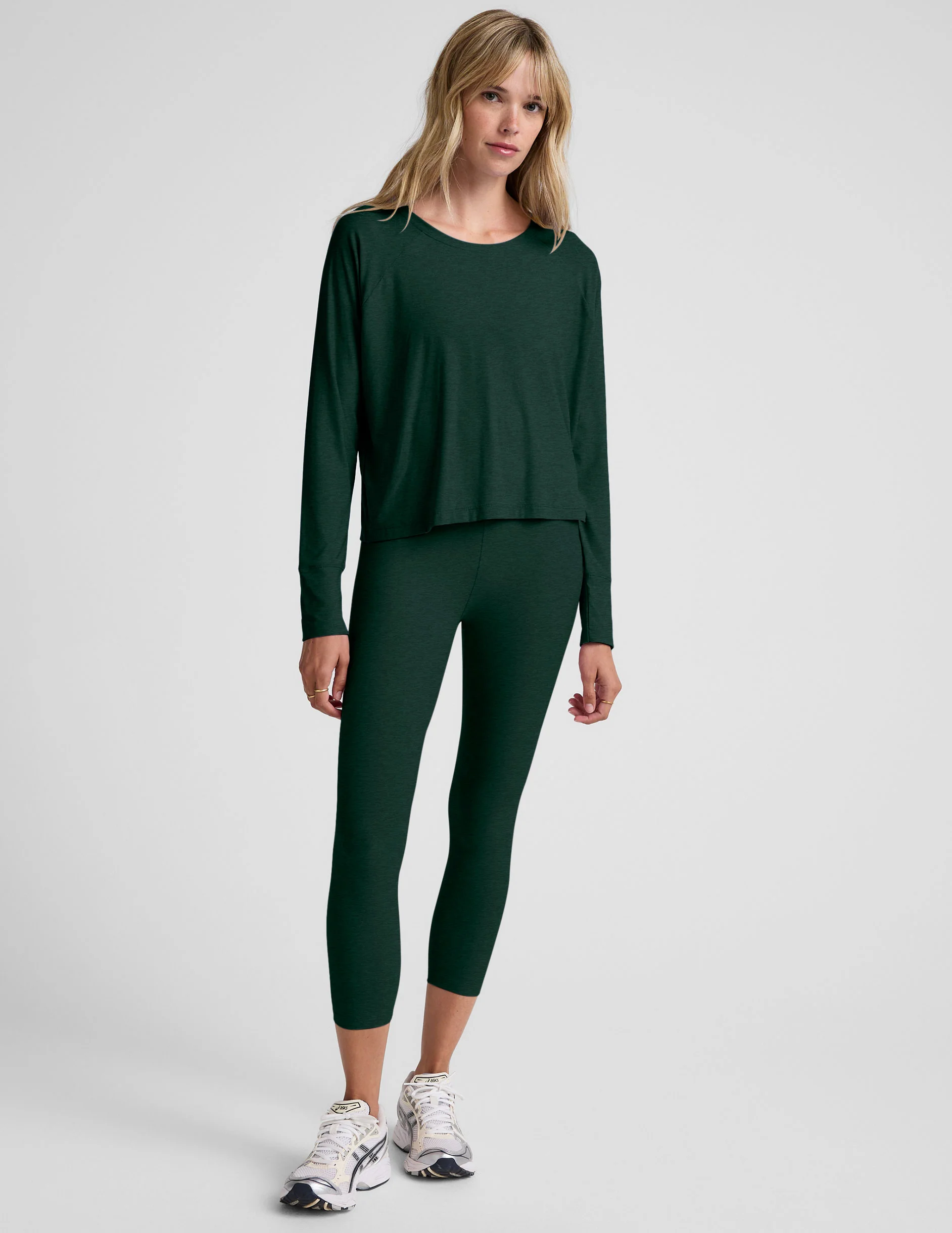 Spacedye™ Walk And Talk High Waisted Capri Legging