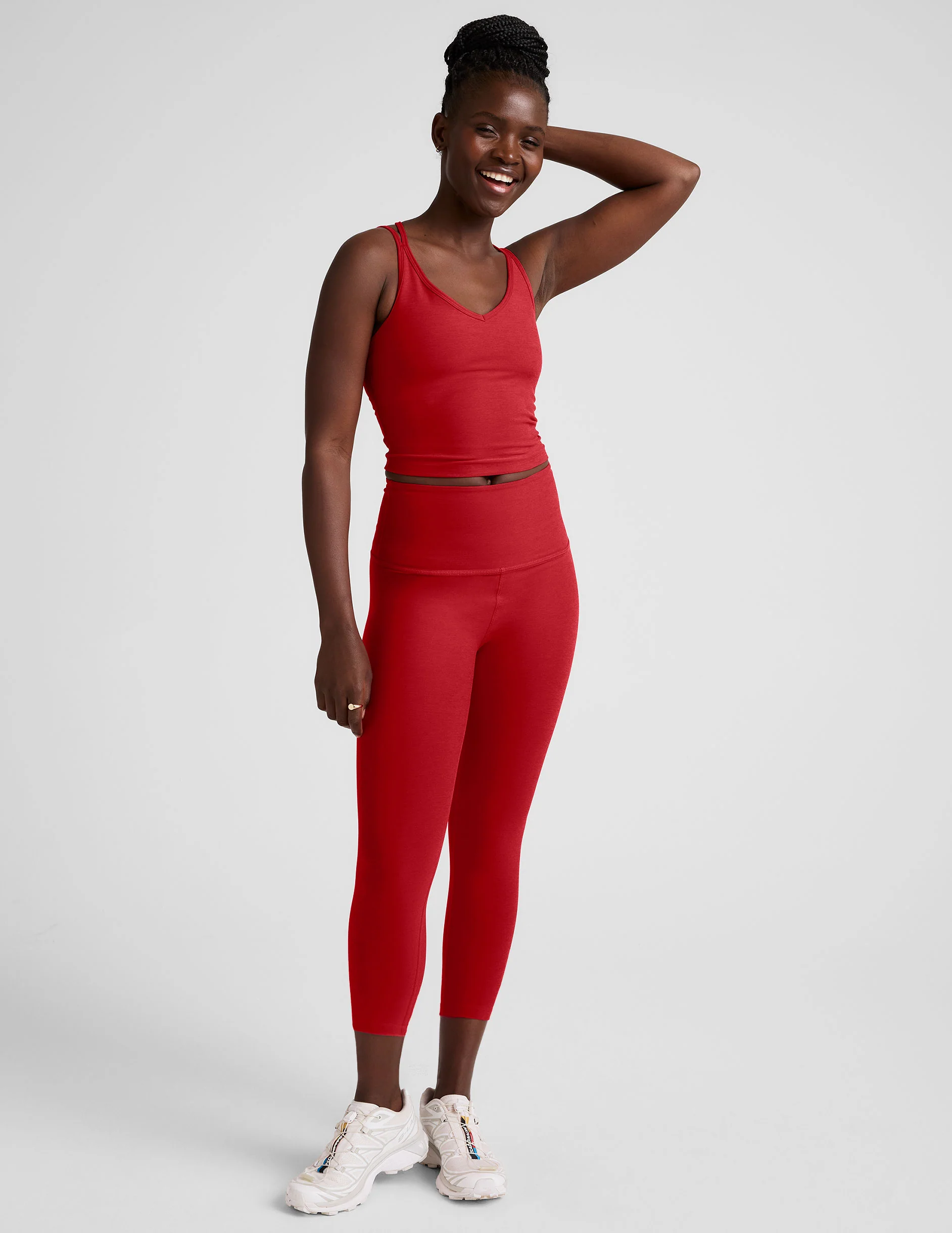 Spacedye™ Walk And Talk High Waisted Capri Legging