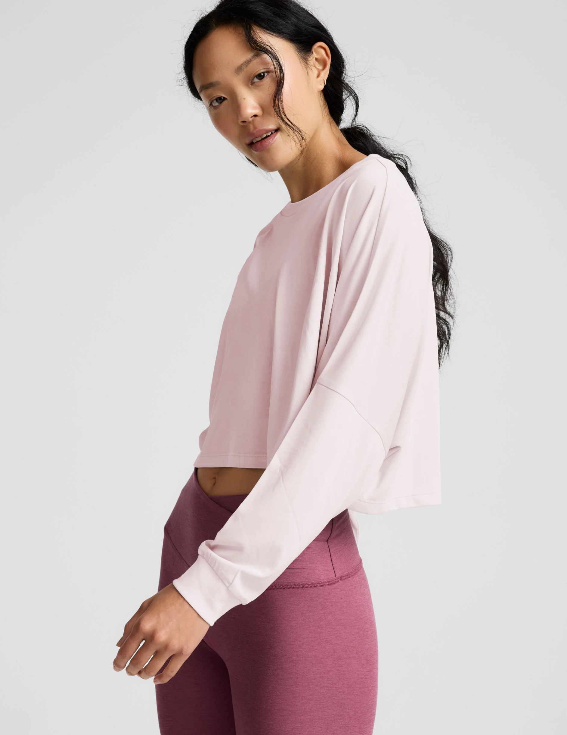 Studio Luxe Cropped Long Sleeve Tee - Image 4