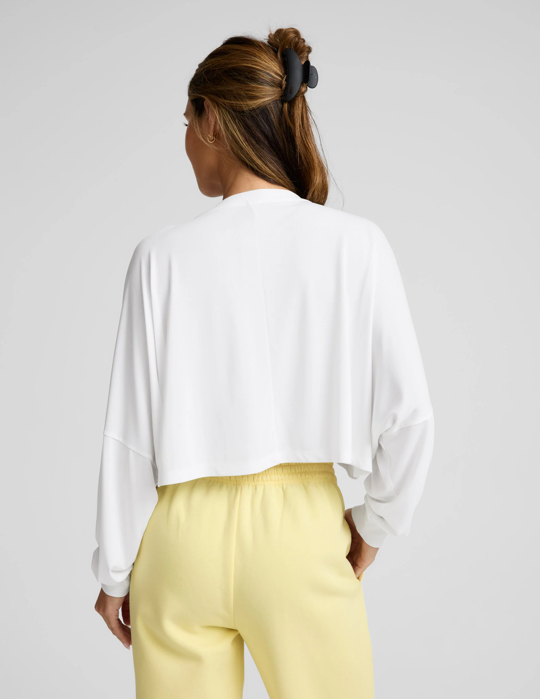 Studio Luxe Cropped Long Sleeve Tee - Image 2