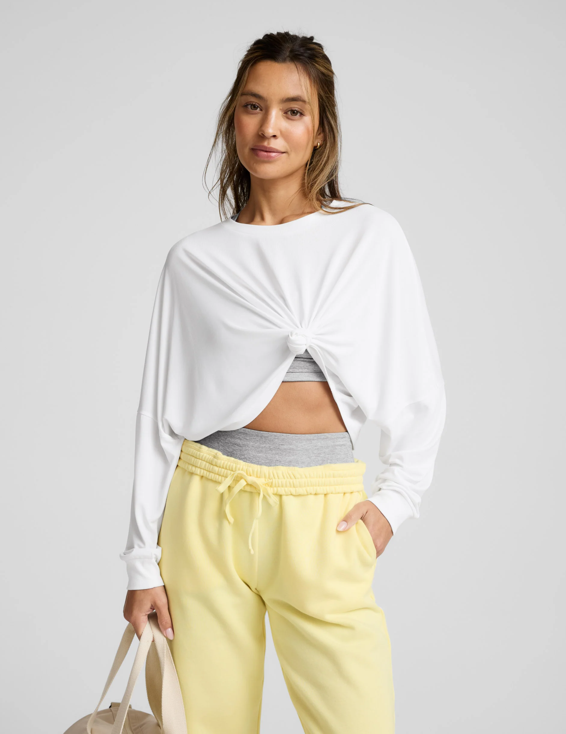 Studio Luxe Cropped Long Sleeve Tee - Image 3