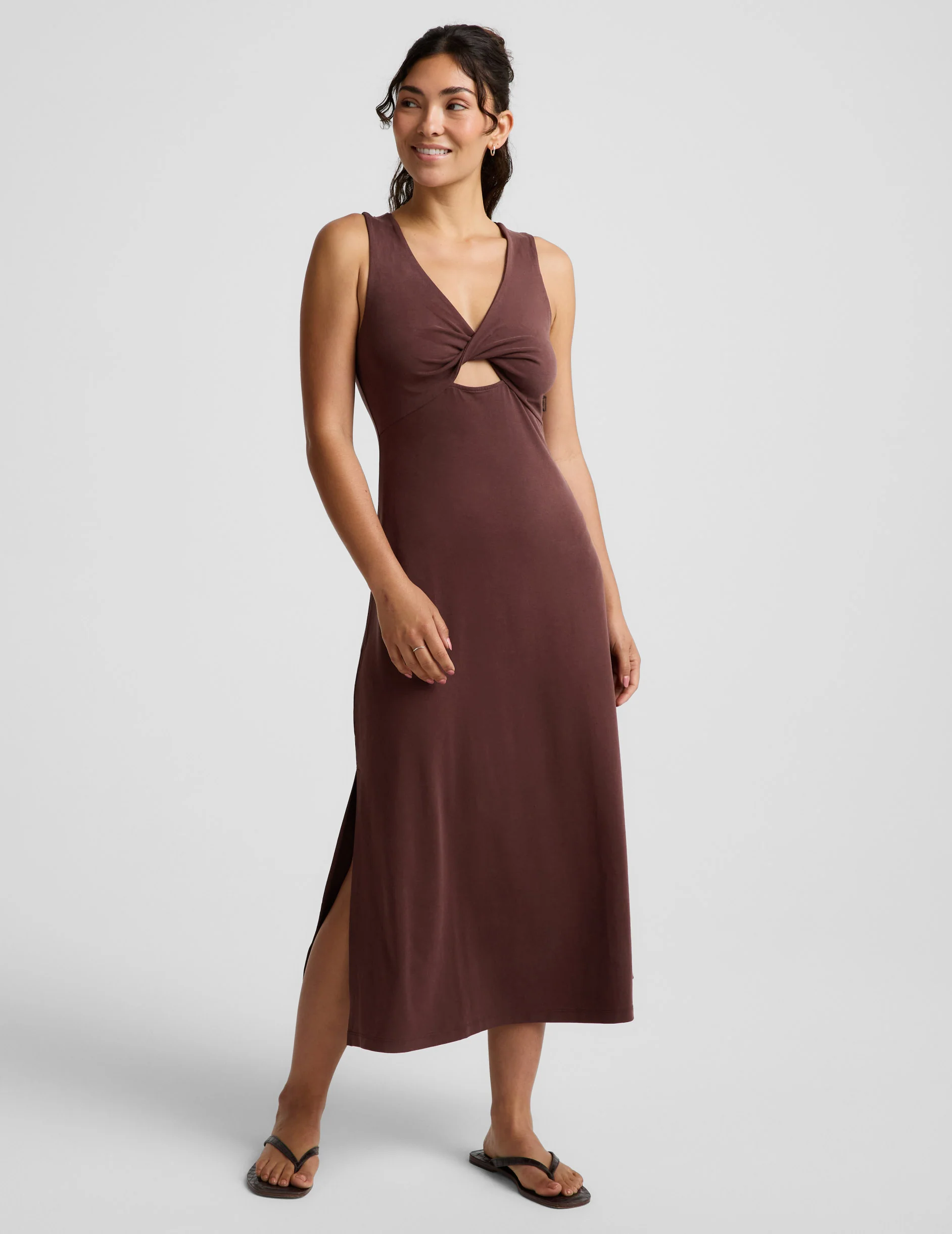 Twist Cutout Midi Dress - Image 3