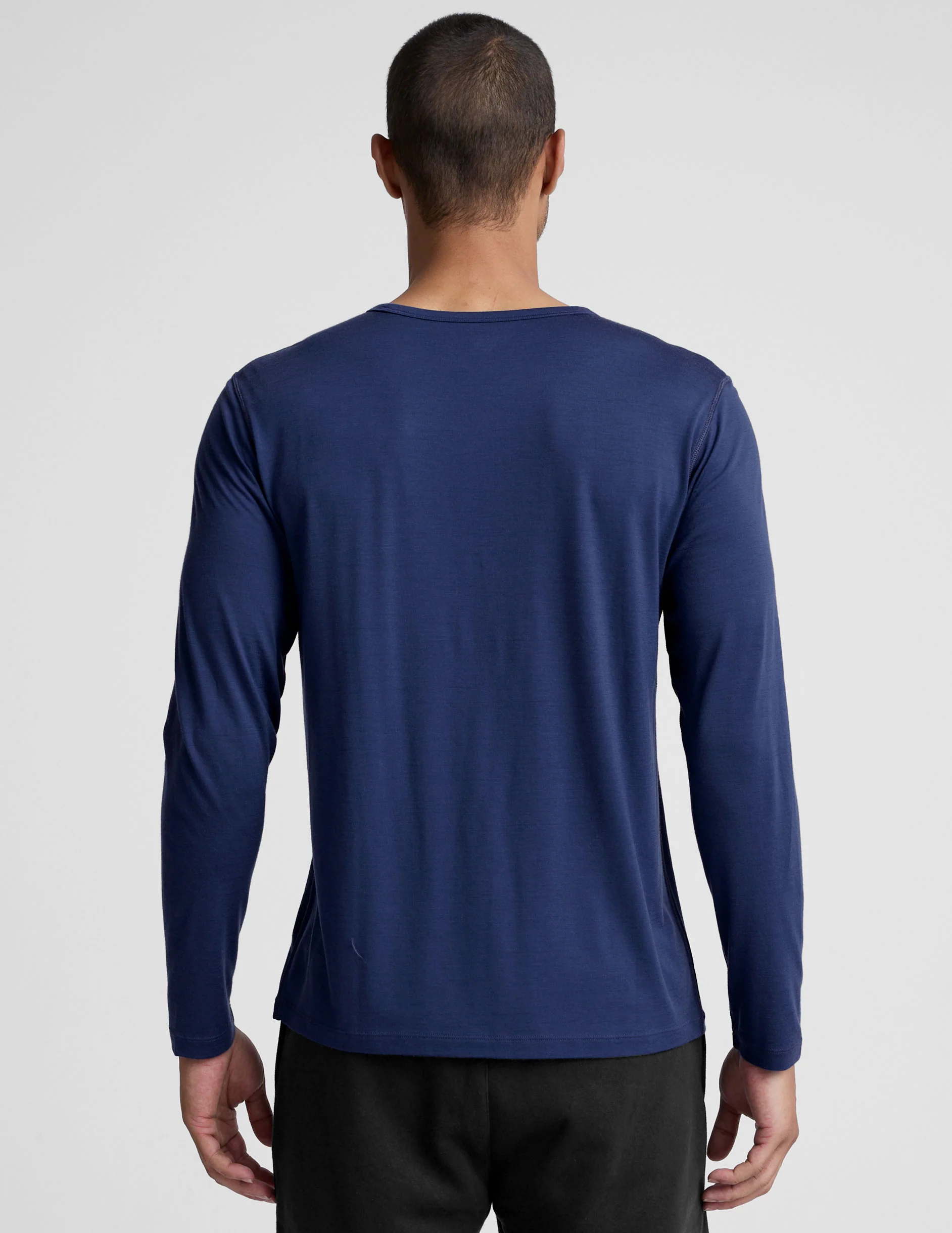 Merino Wool Men's Long Sleeve Crew - Image 3