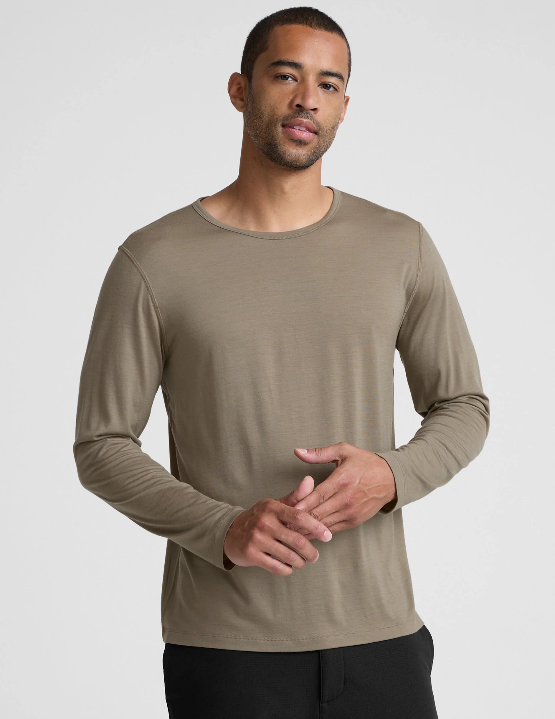 Merino Wool Men's Long Sleeve Crew - Image 2