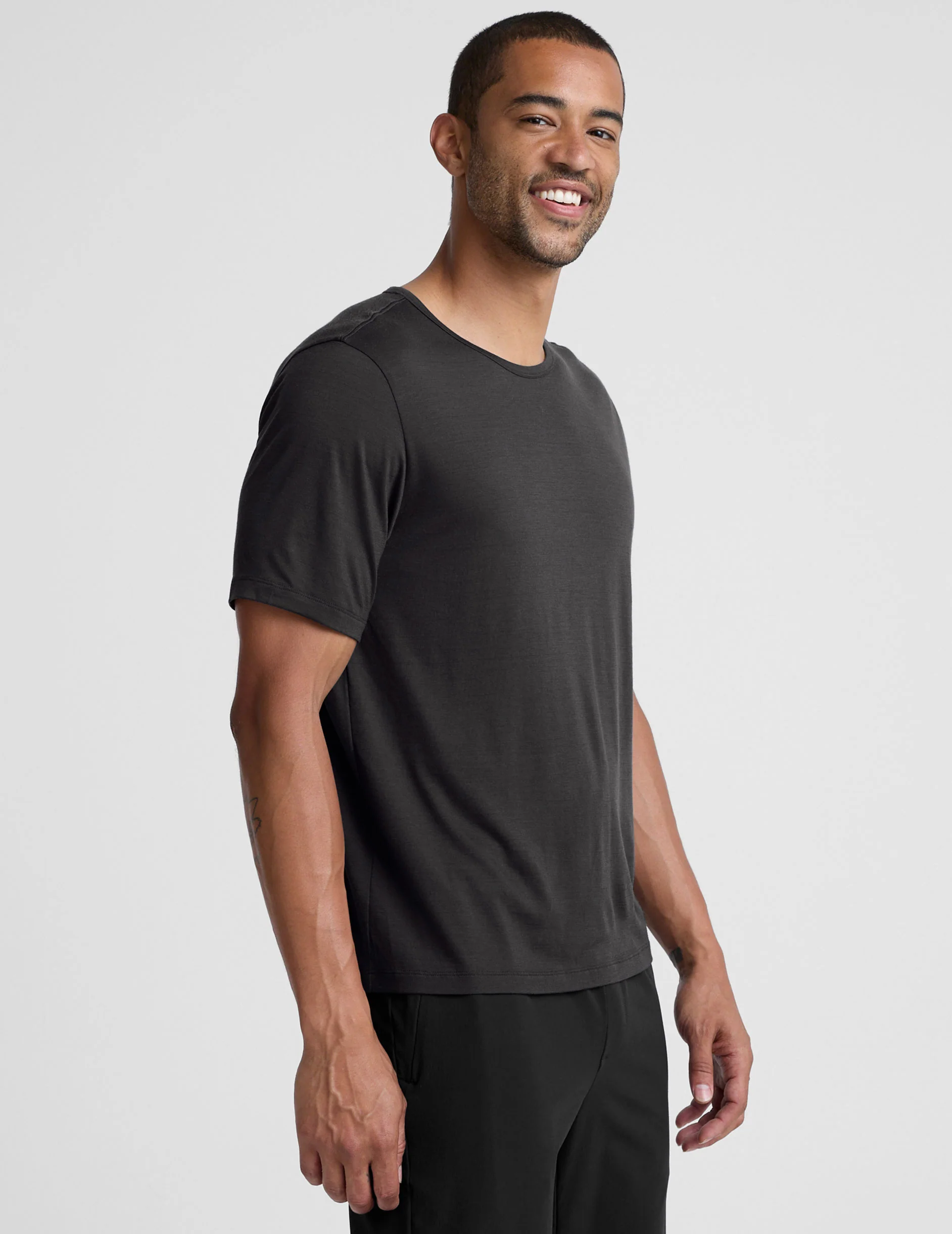 Merino Wool Men's Short Sleeve Crew - Image 2