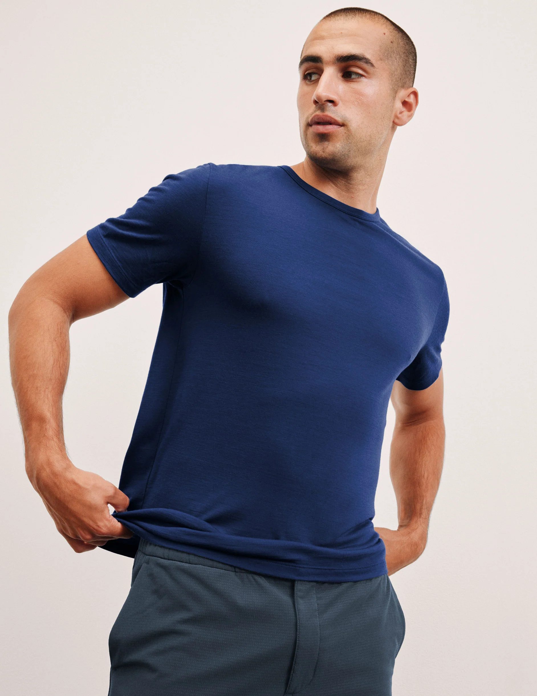 Merino Wool Men's Short Sleeve Crew