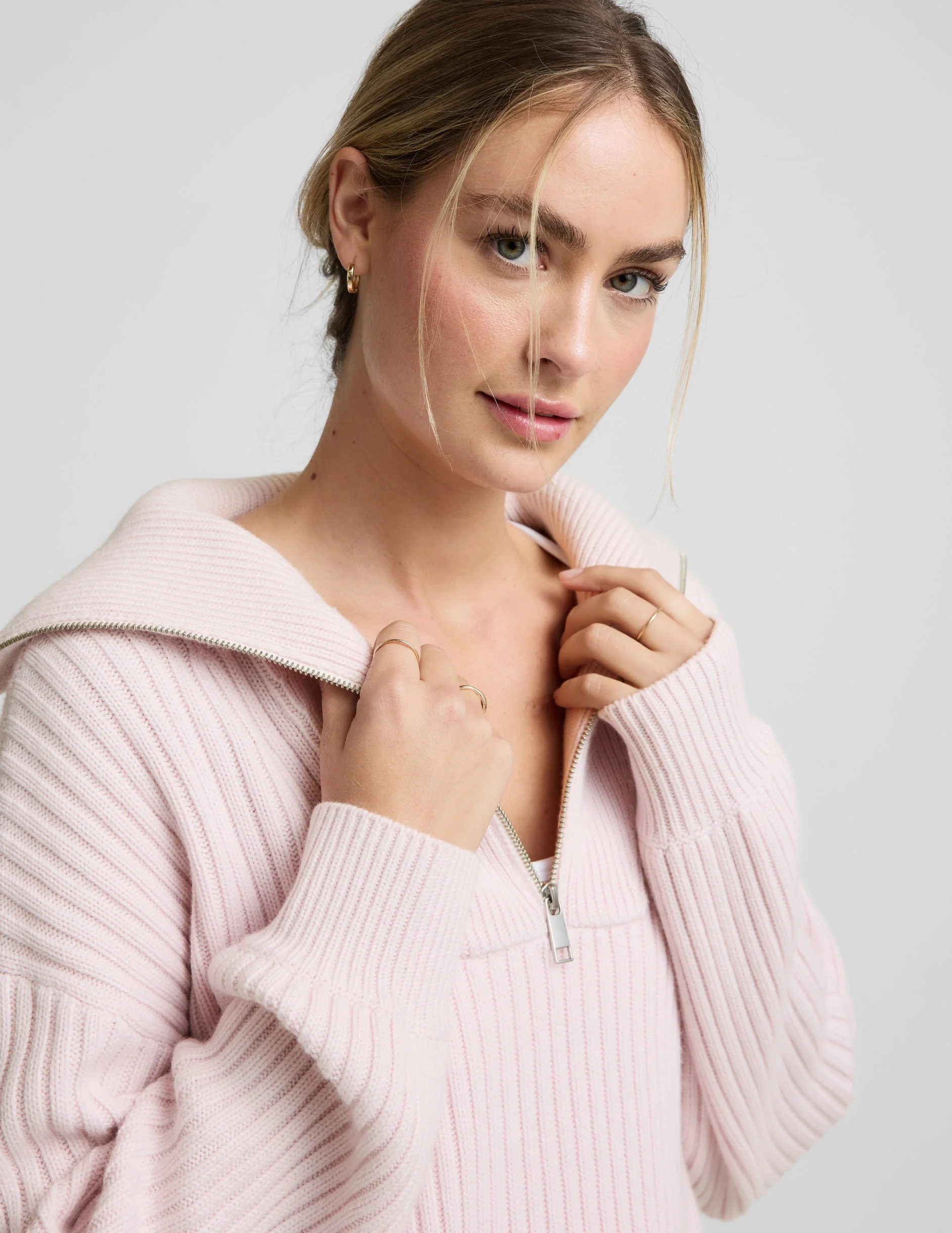 Wool Blend Collared Pullover - Image 6